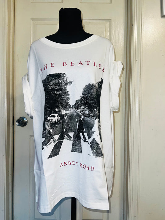 The Beatles Oversized Distressed Tee