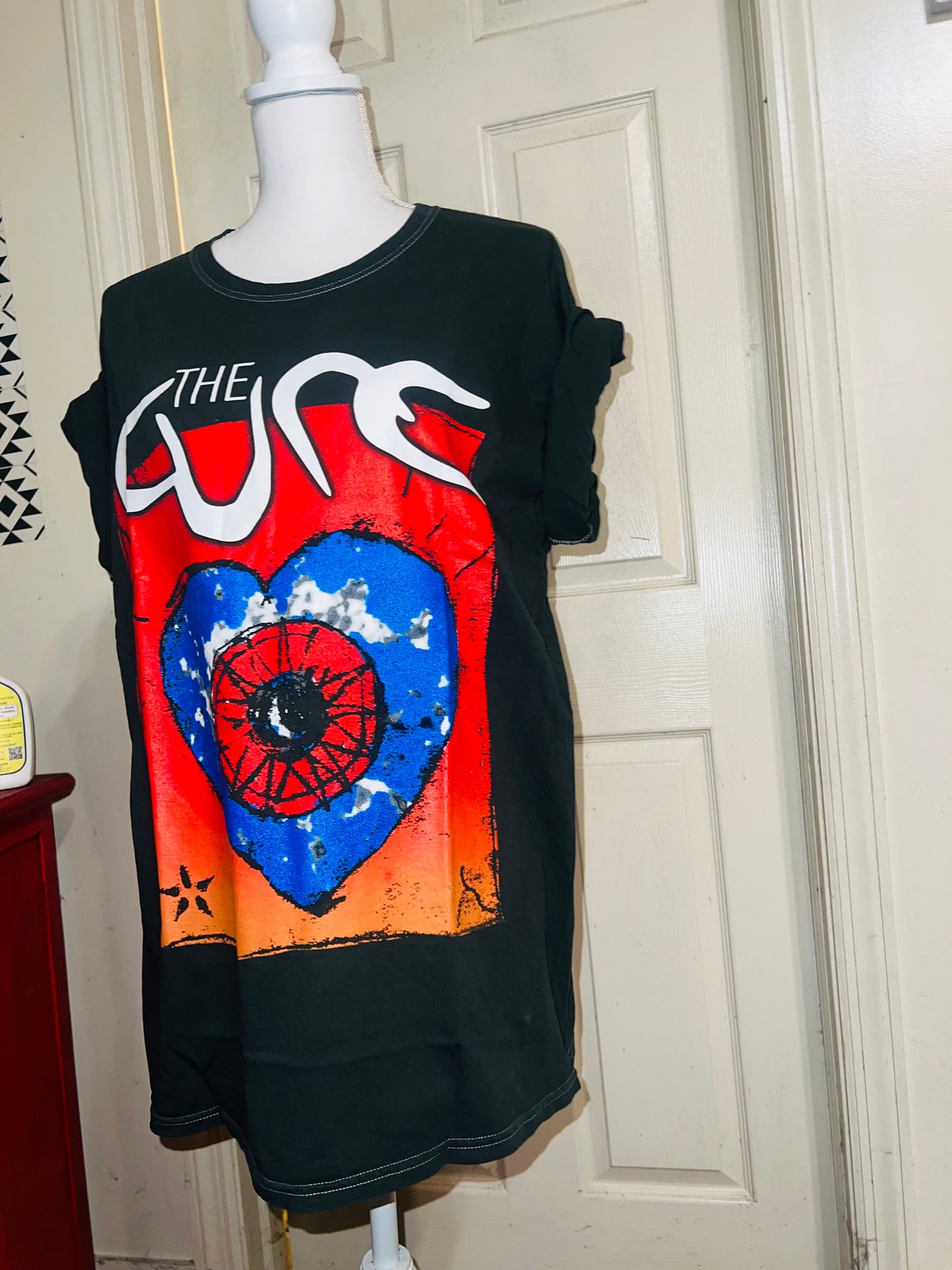 The Cure Oversized Distressed Tee