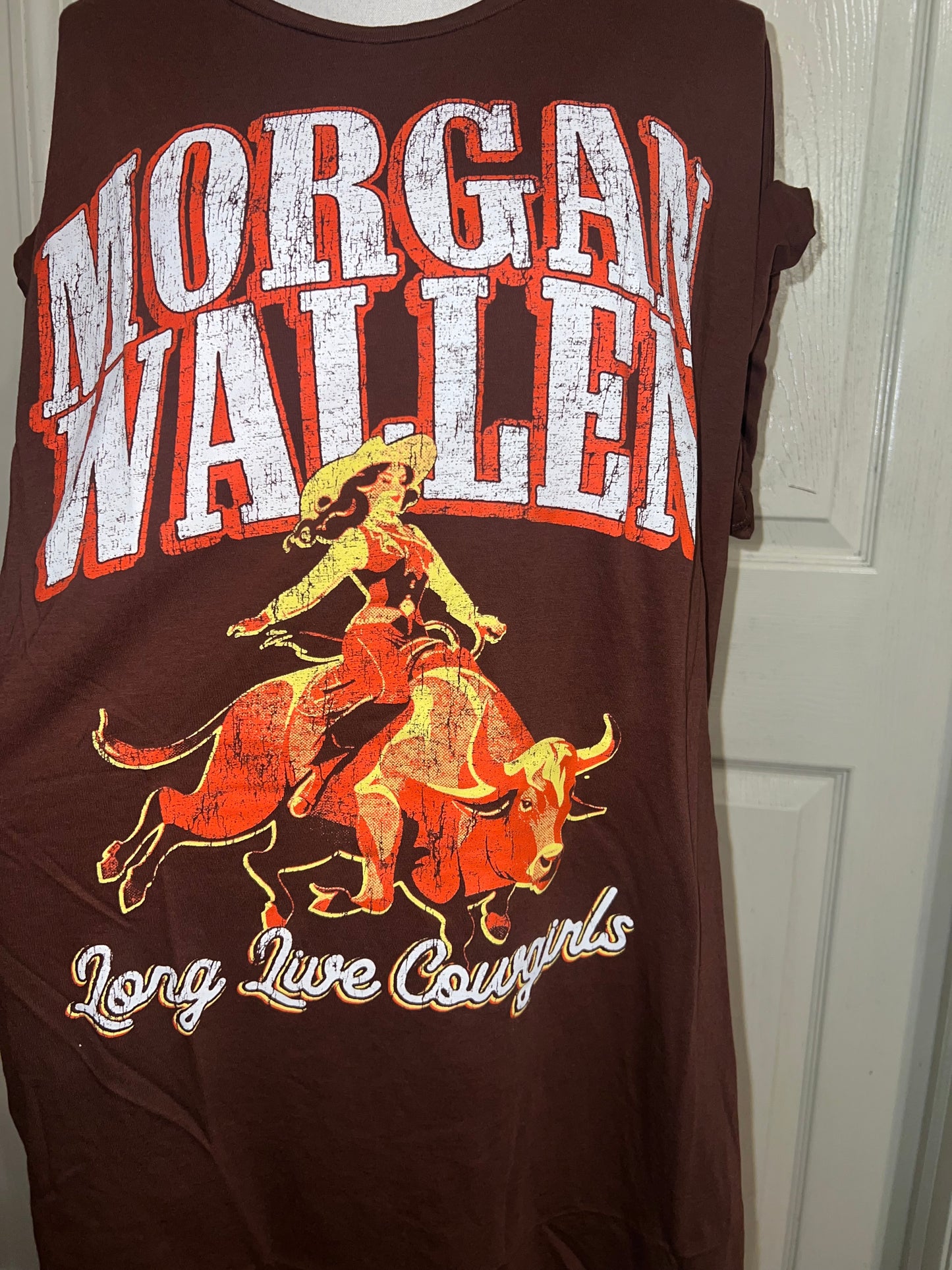 Morgan Wallen Oversized Distressed Tee