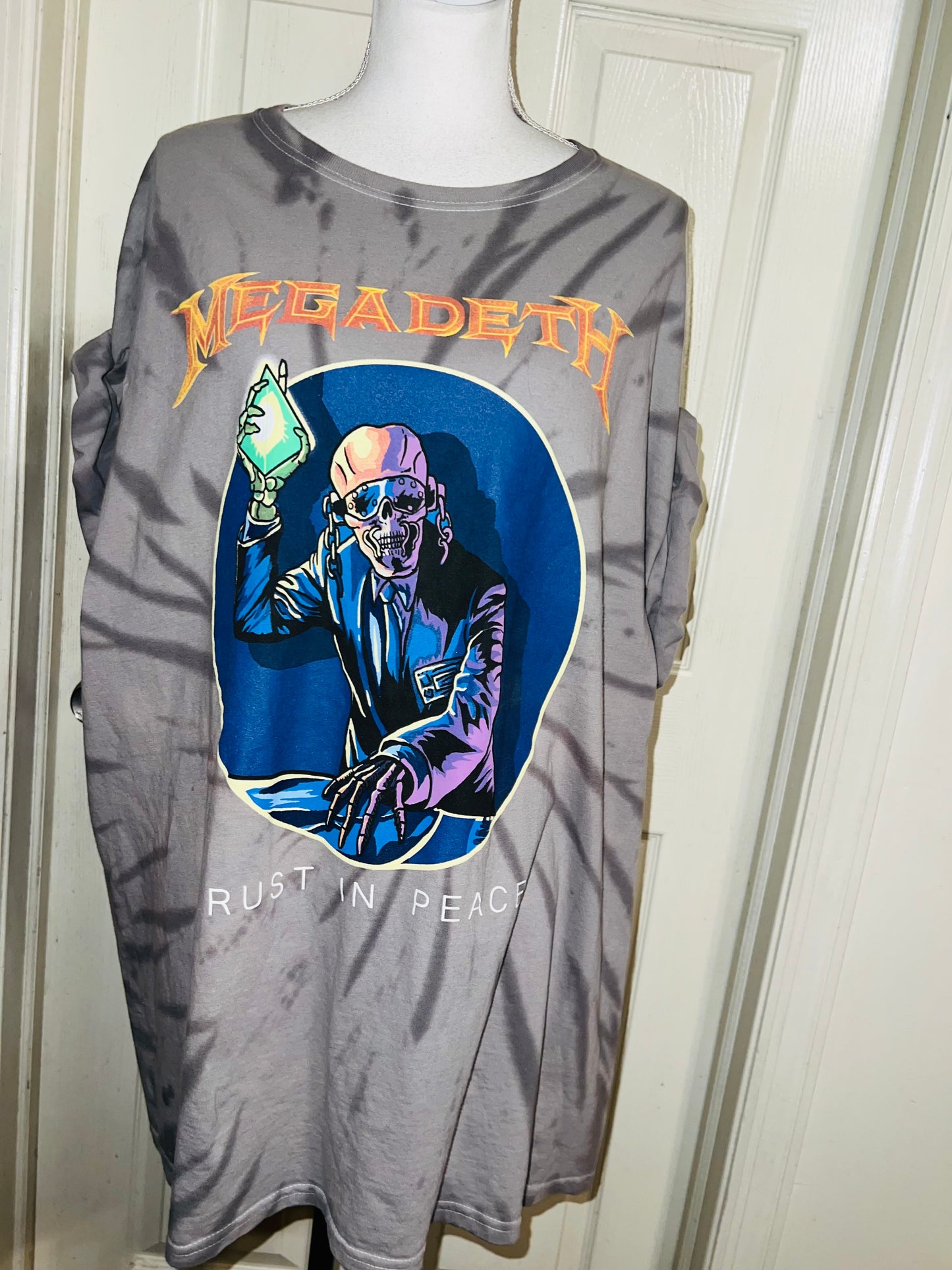 Megadeath Tie Dye Oversized Diss. Tee