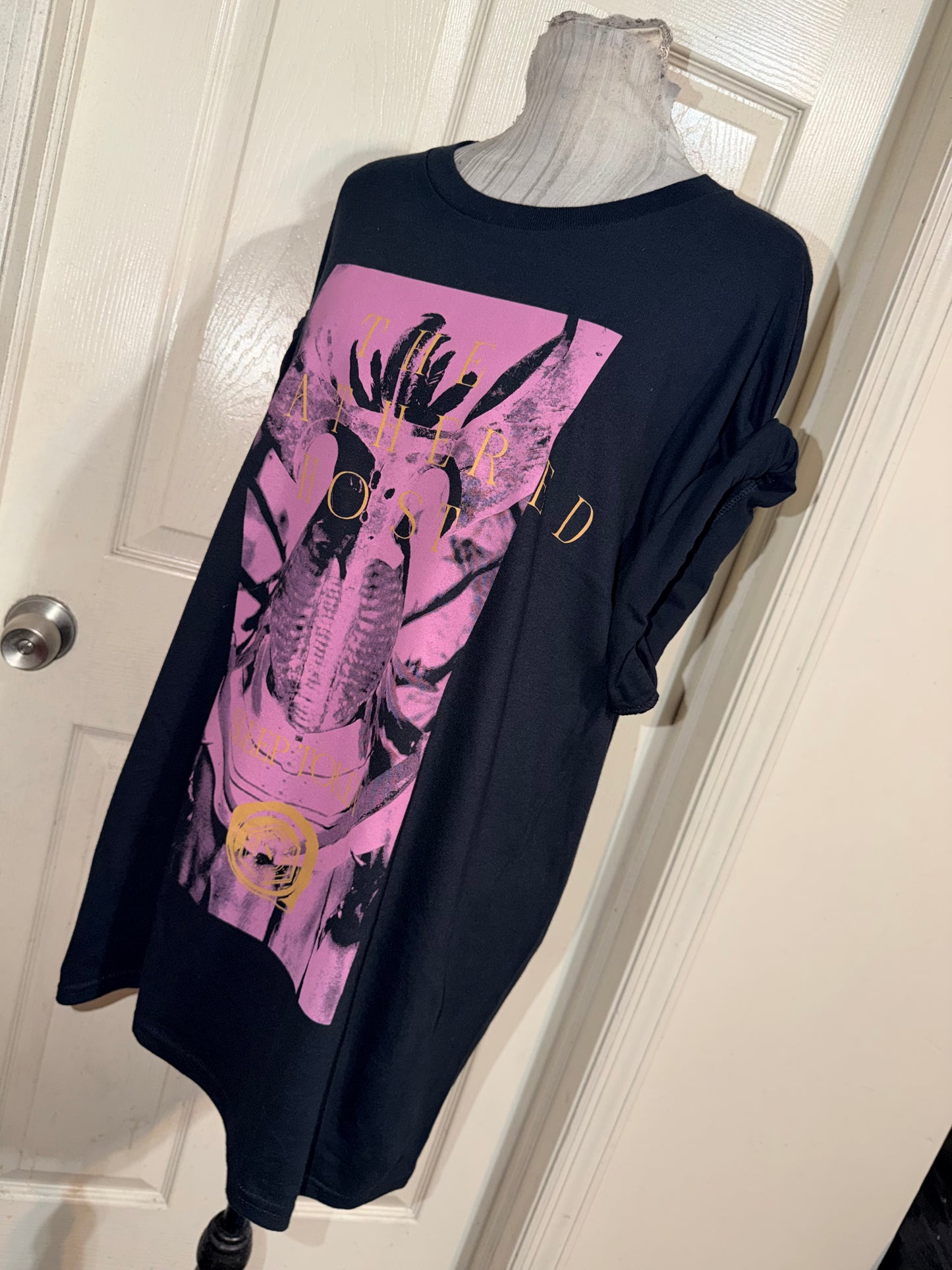 Sleep Token Double Sided Oversized Distressed Tee