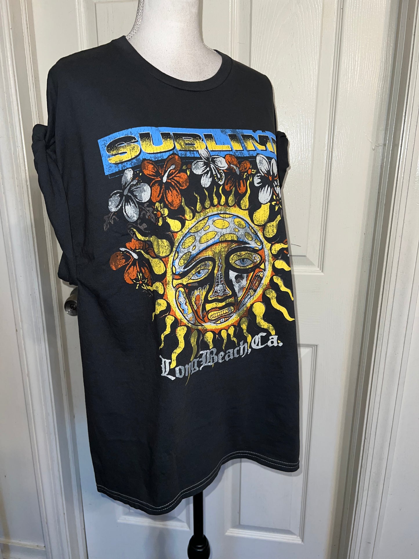 Sublime Double Sided Oversized Distressed Tee