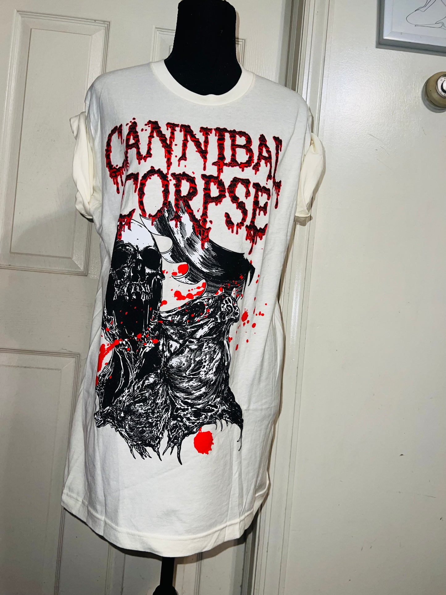 Cannibal Corpse Oversized Distressed Tee