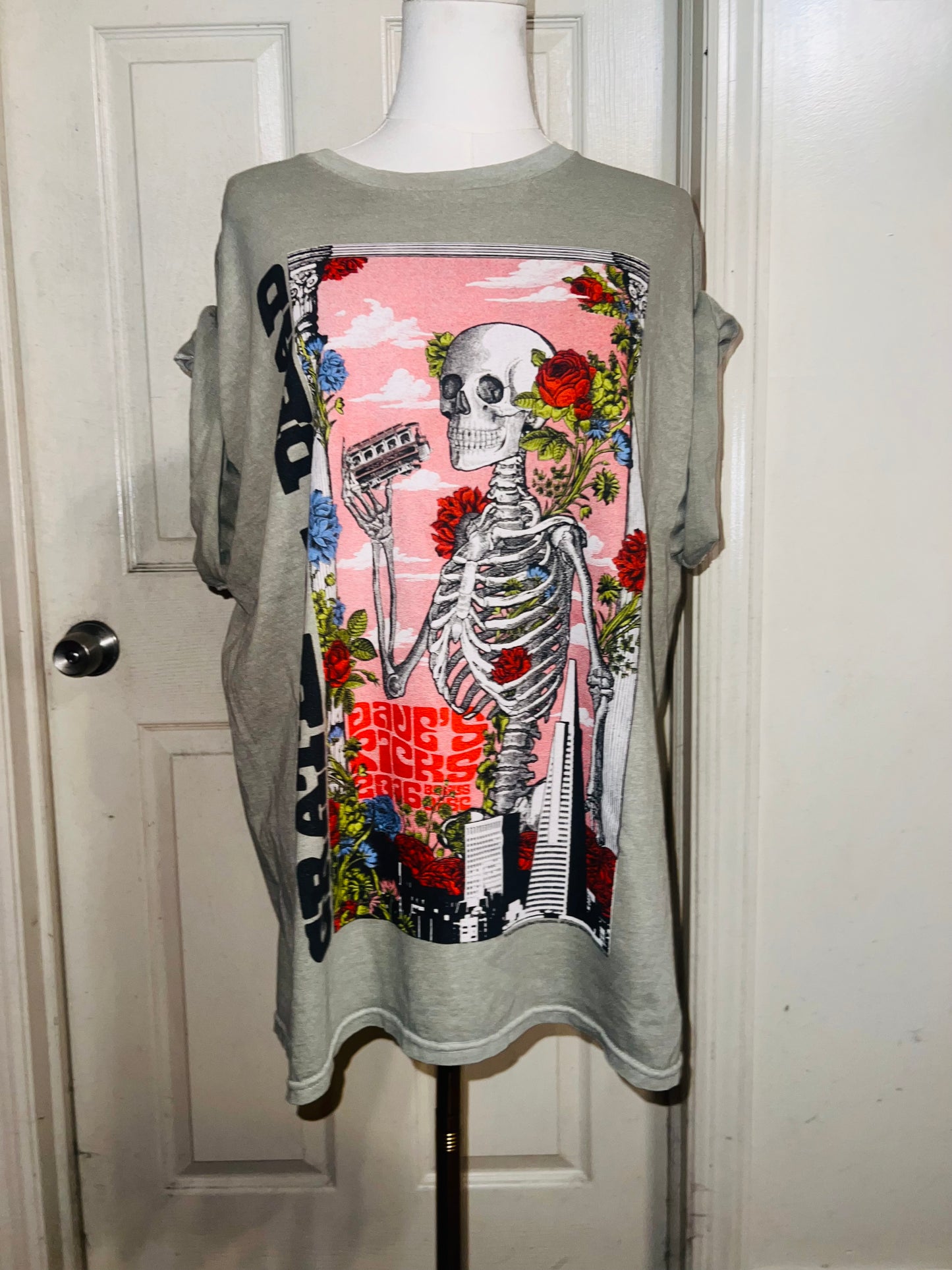 Grateful Dead Oversized Distressed Tee