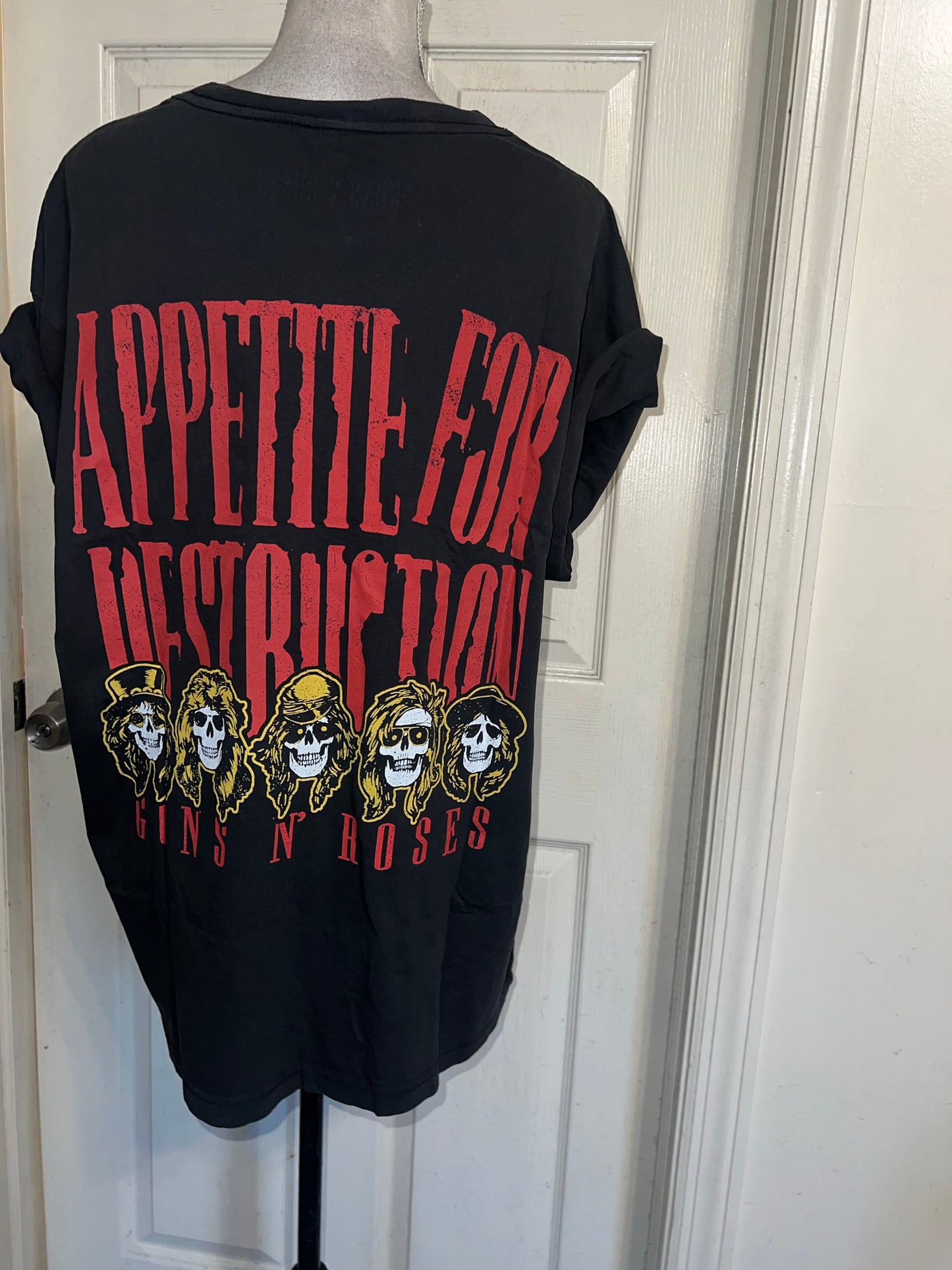 Guns n’ Roses Double Sided Oversized Distressed Tee