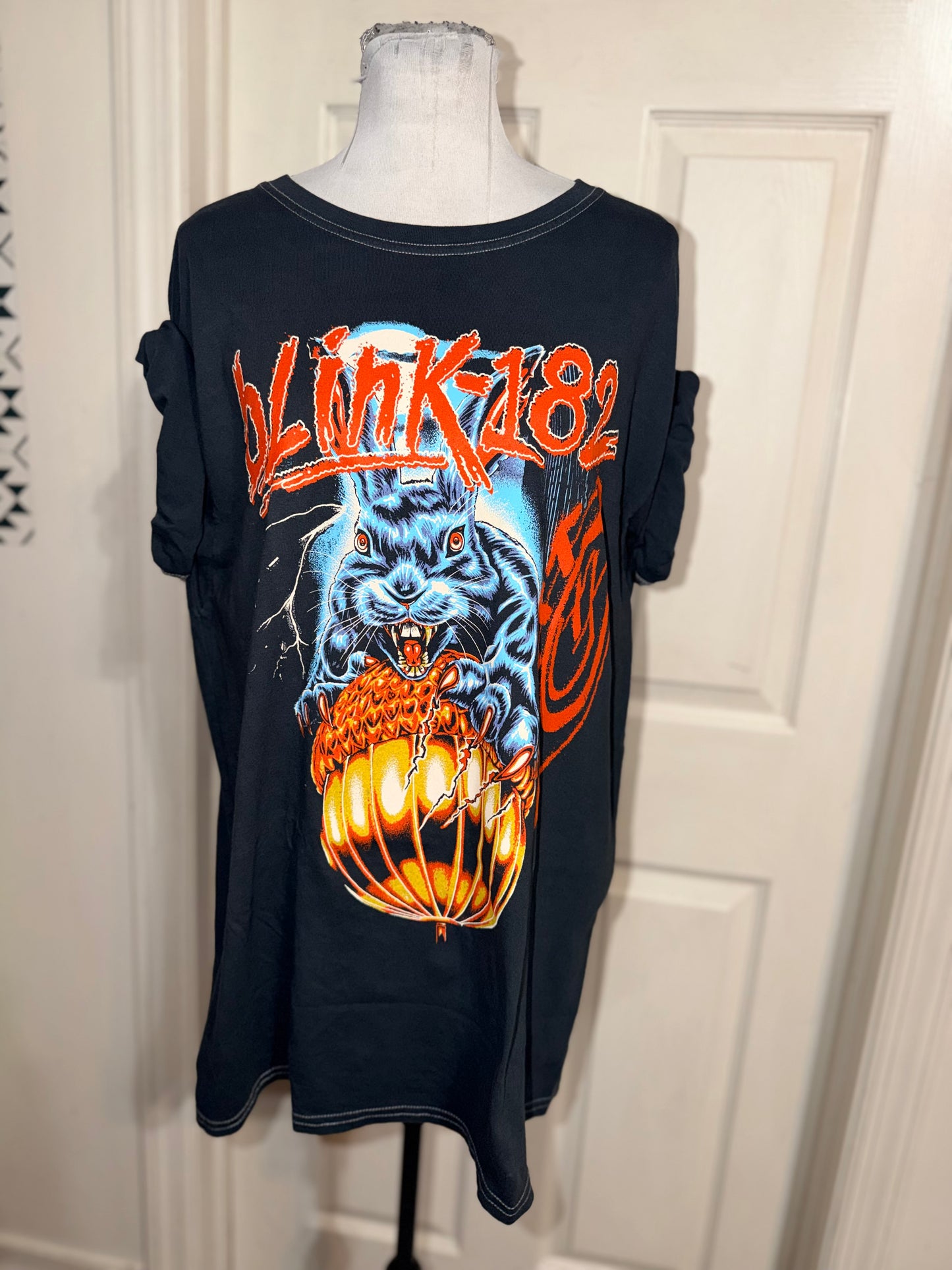 Blink-182 Oversized Distressed Tee