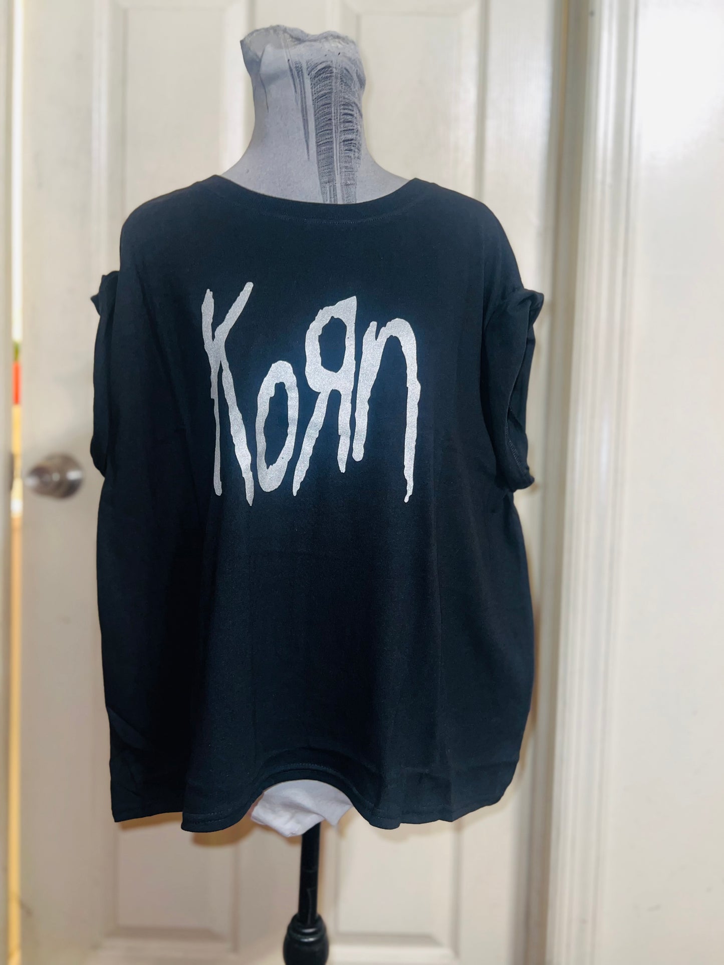 Korn Oversized Distressed Tee