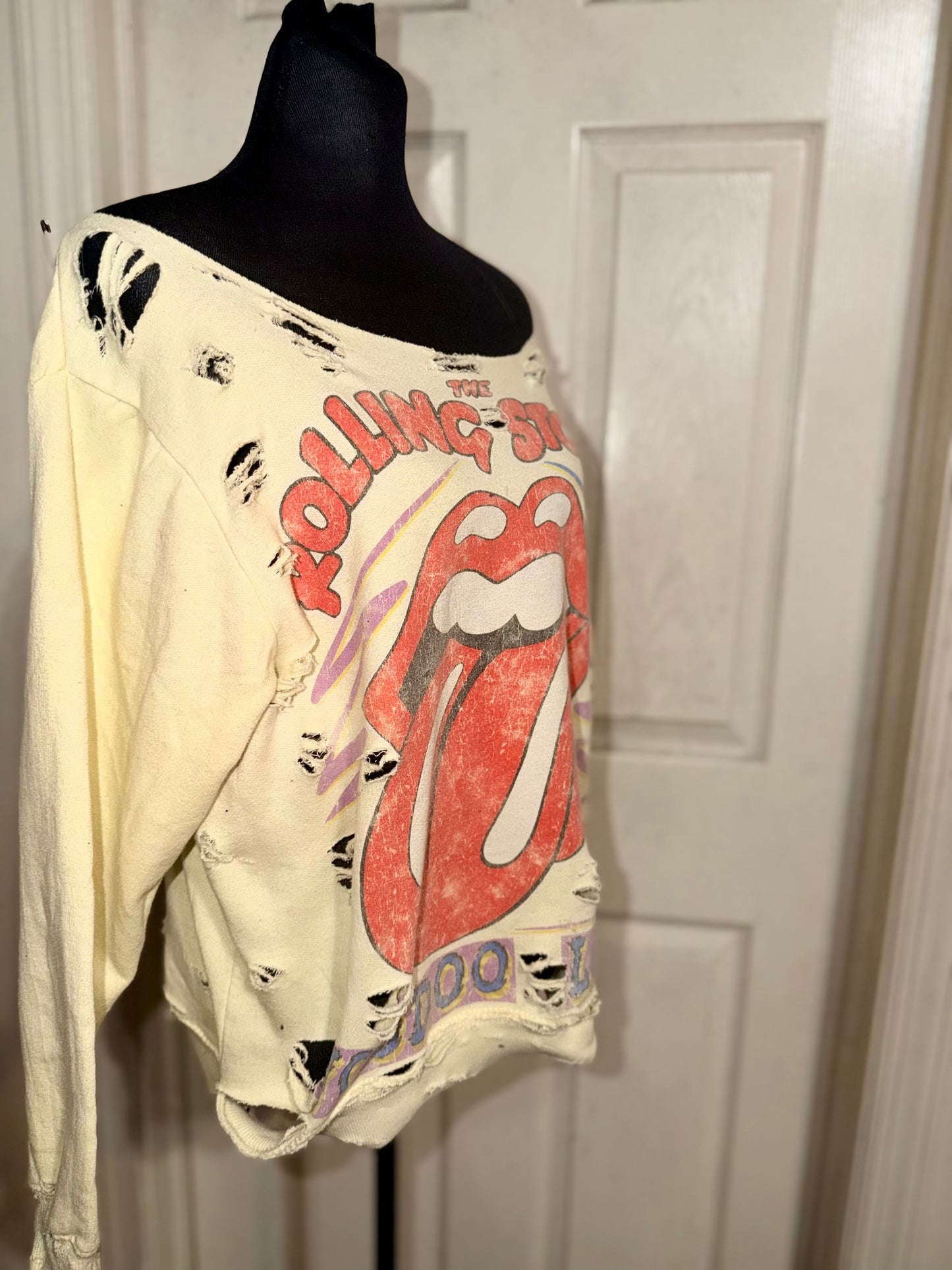 The Rolling Stones Distressed Sweatshirt