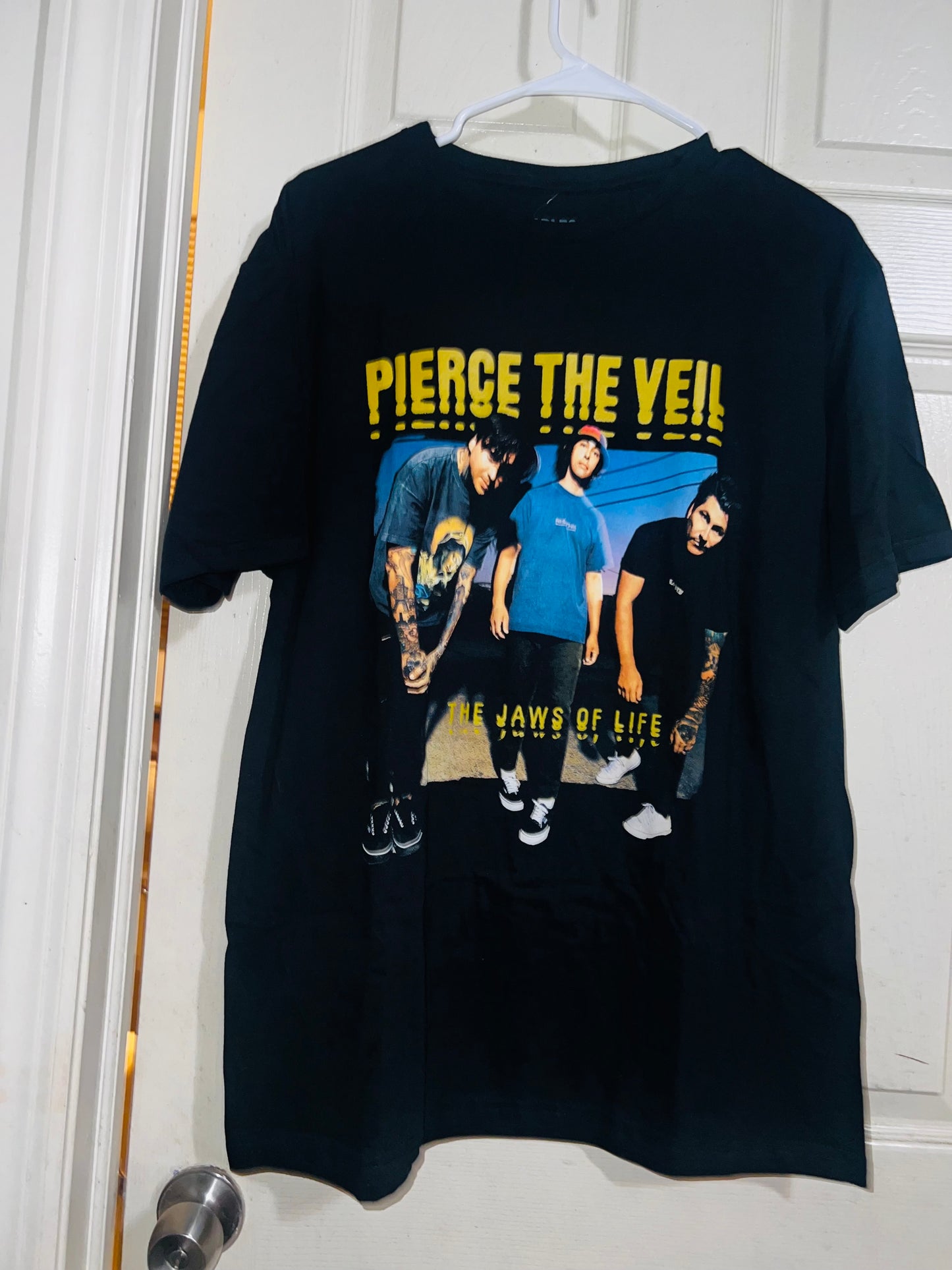 Pierce the Veil Oversized Distressed Tee