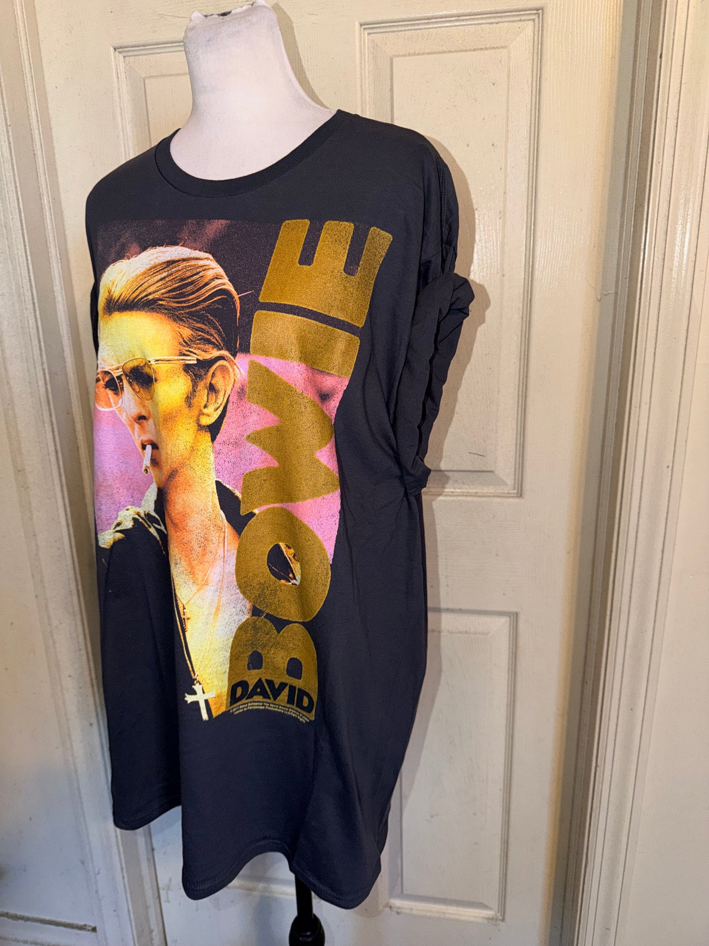 David Bowie Oversized Distressed Tee