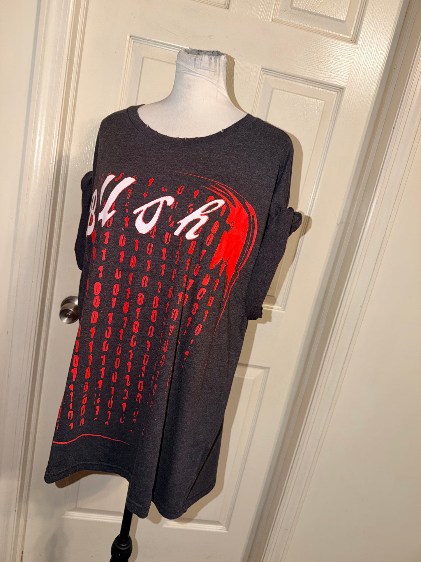Bush Double Sided Oversized Distressed Tee