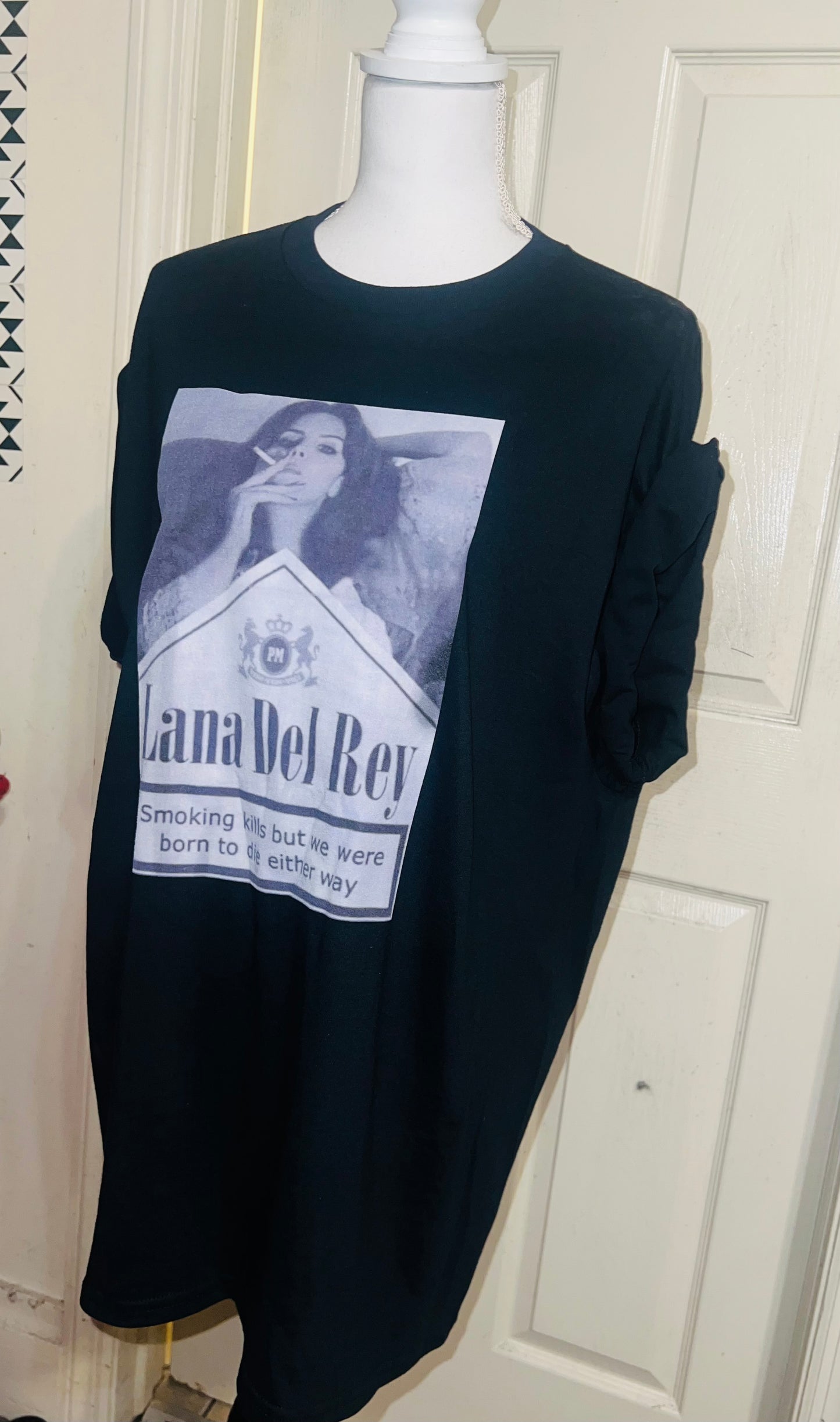 Lana Del Rey Born to Die Oversized Distressed Tee