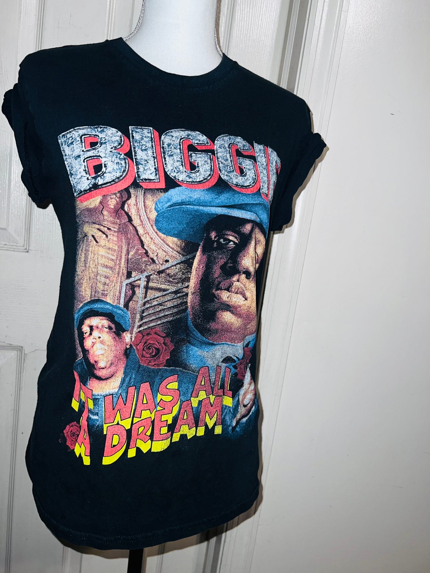 Biggie Smalls Oversized Distressed Tee