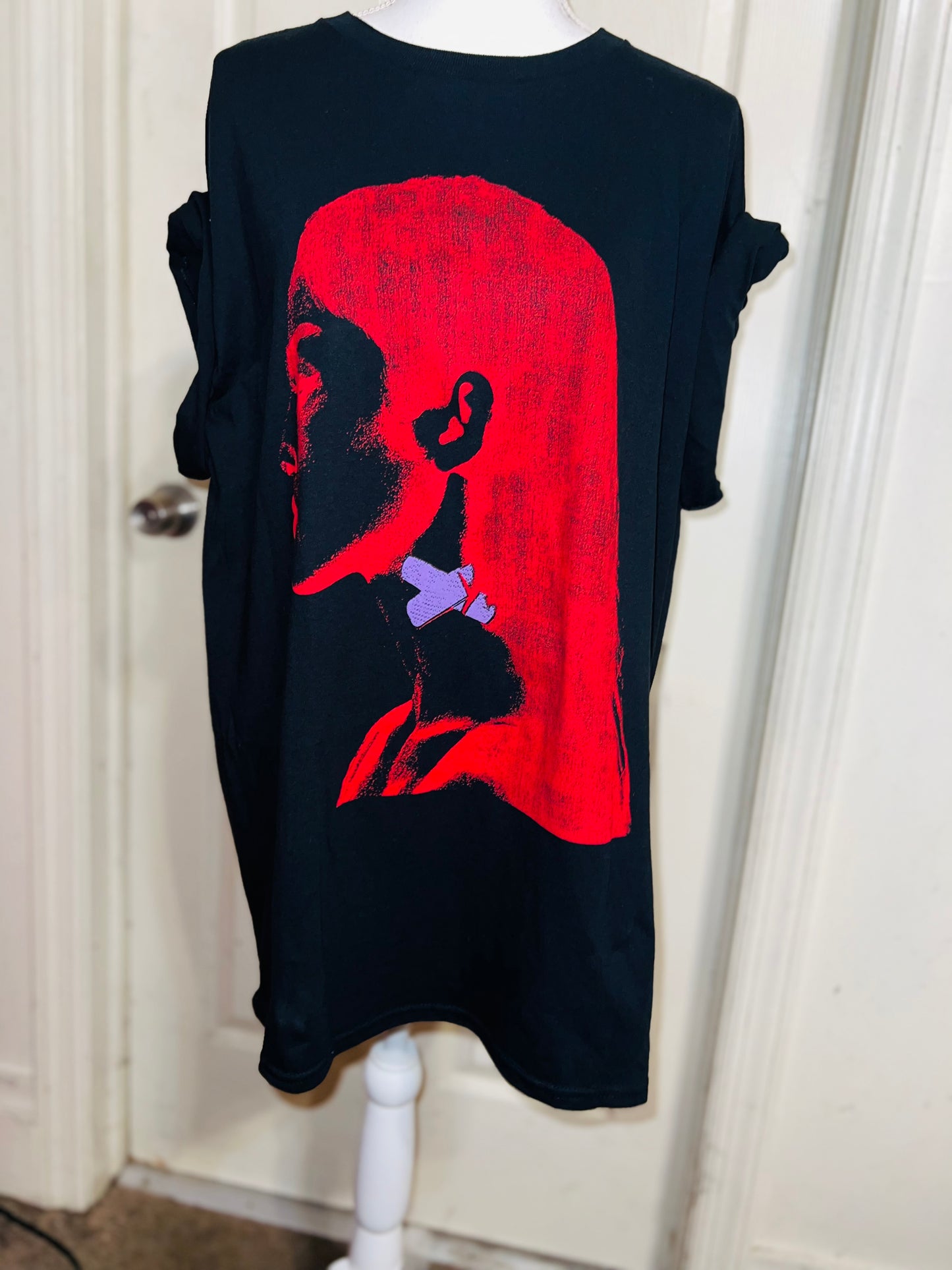 Olivia Rodrigo Double Sided Vampire Distressed Tee