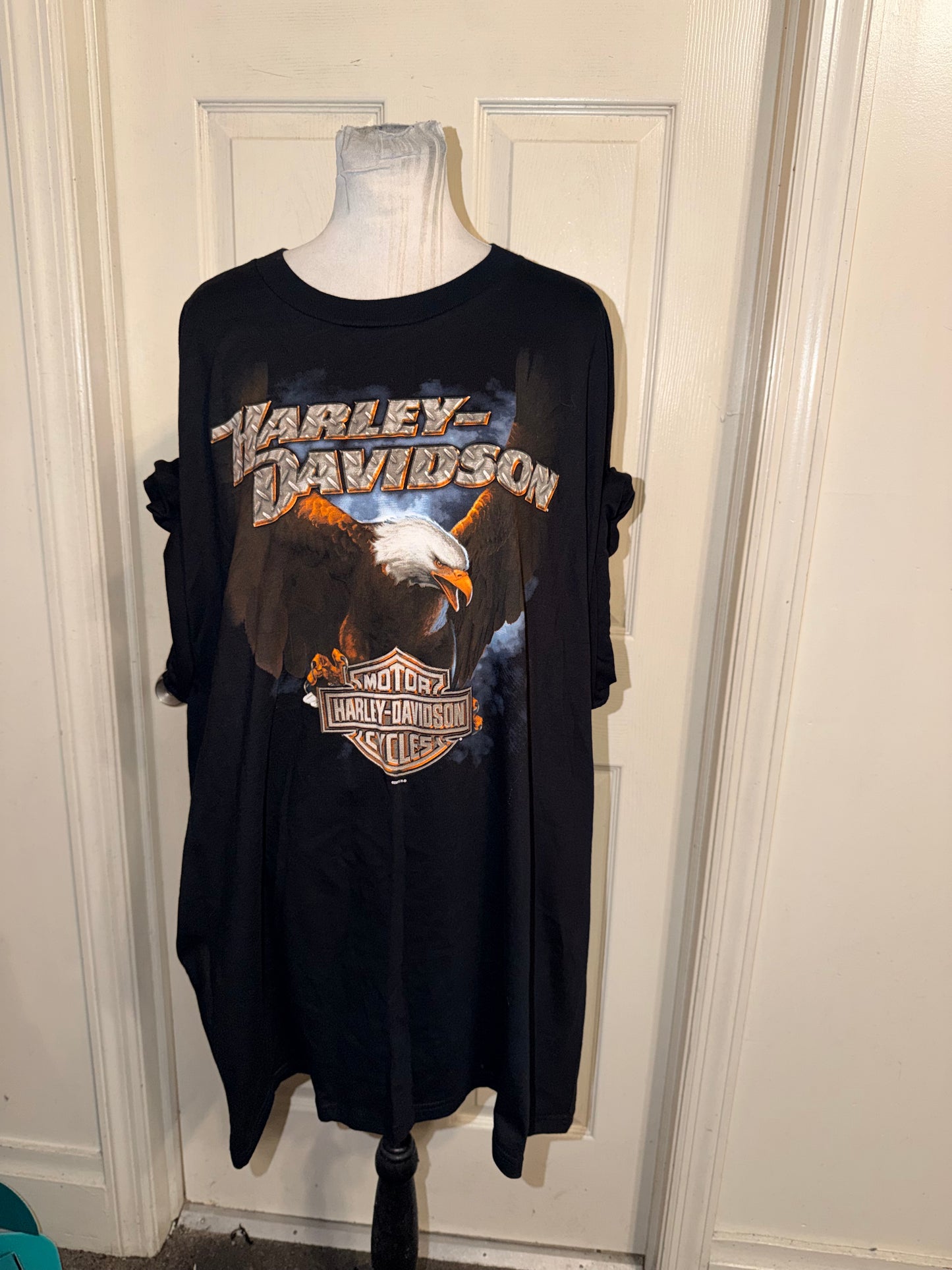 Harley Davidson Vintage Double Sided Oversized Tee
