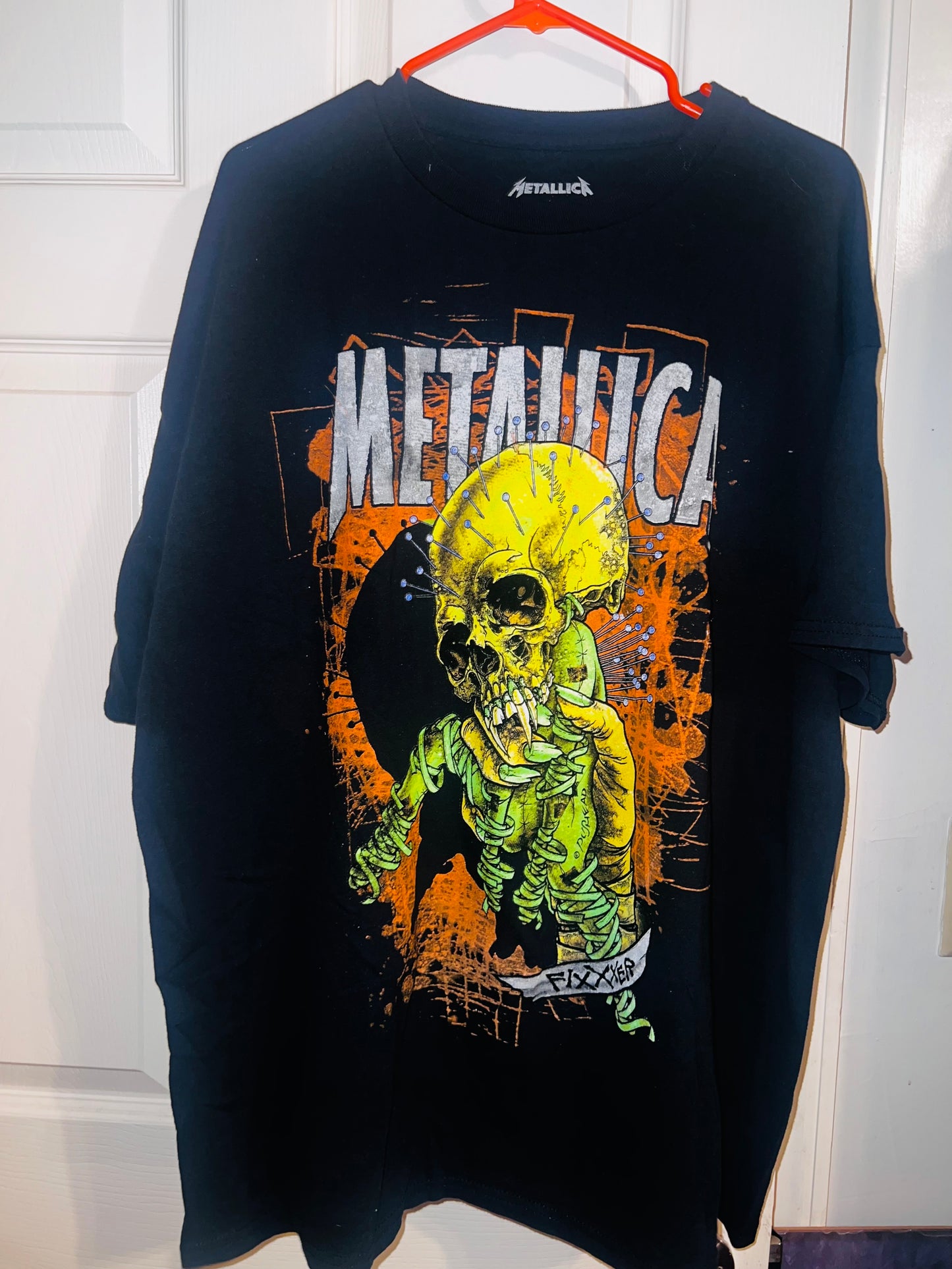 Metallica Fixxer Oversized Distressed Tee