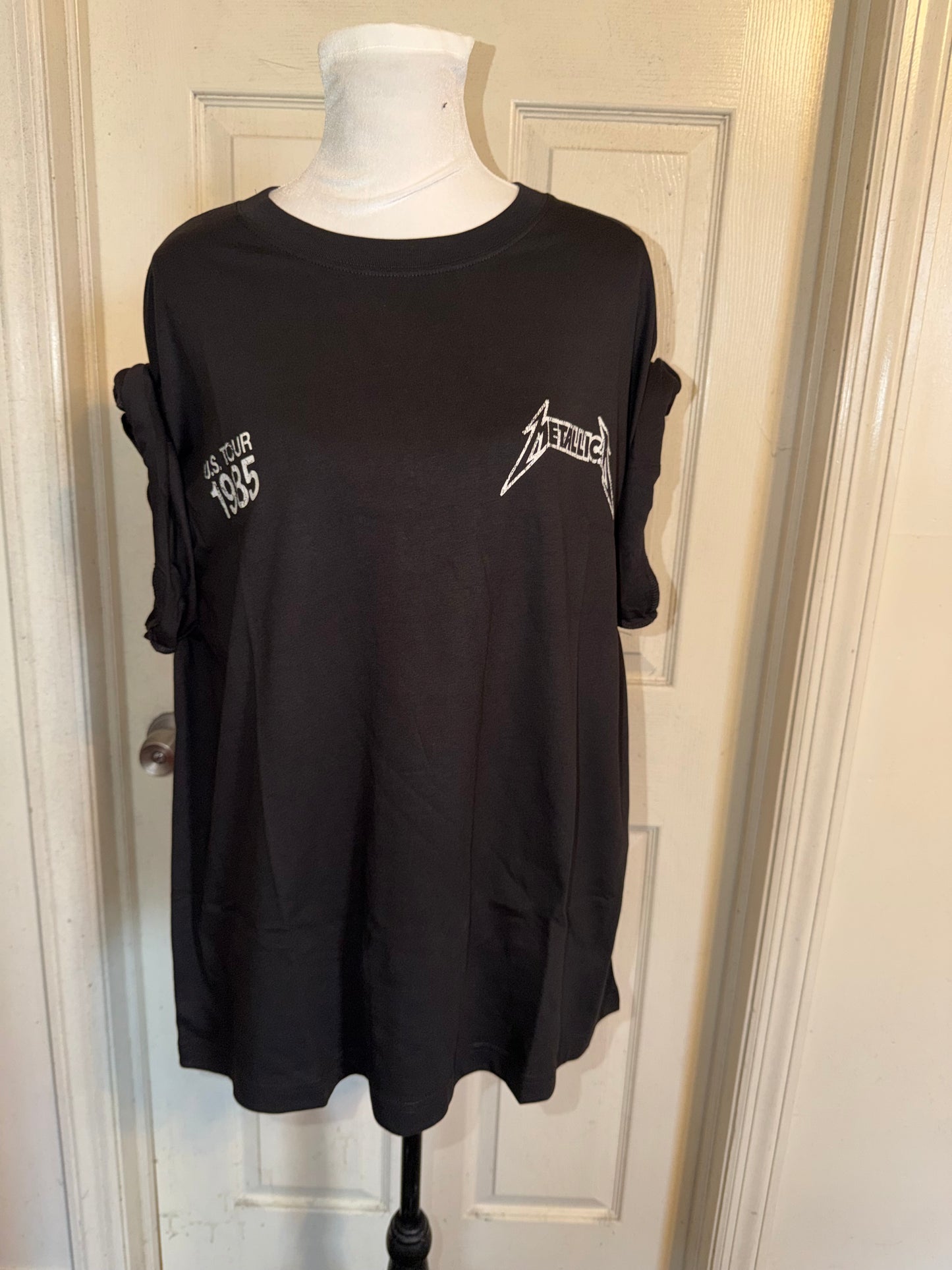 Metallica Double Sided Oversized Distressed Tee