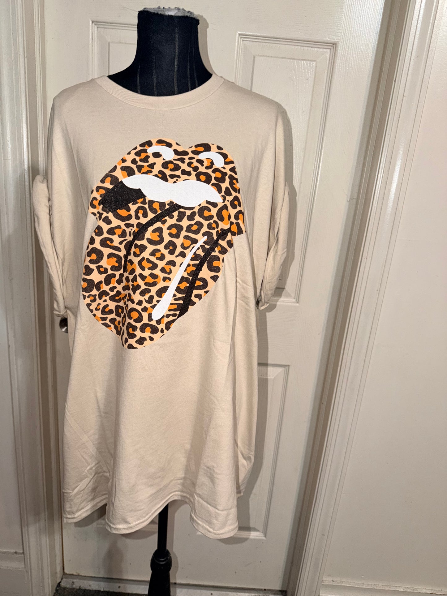 The Rolling Stones Oversized Distressed Tee