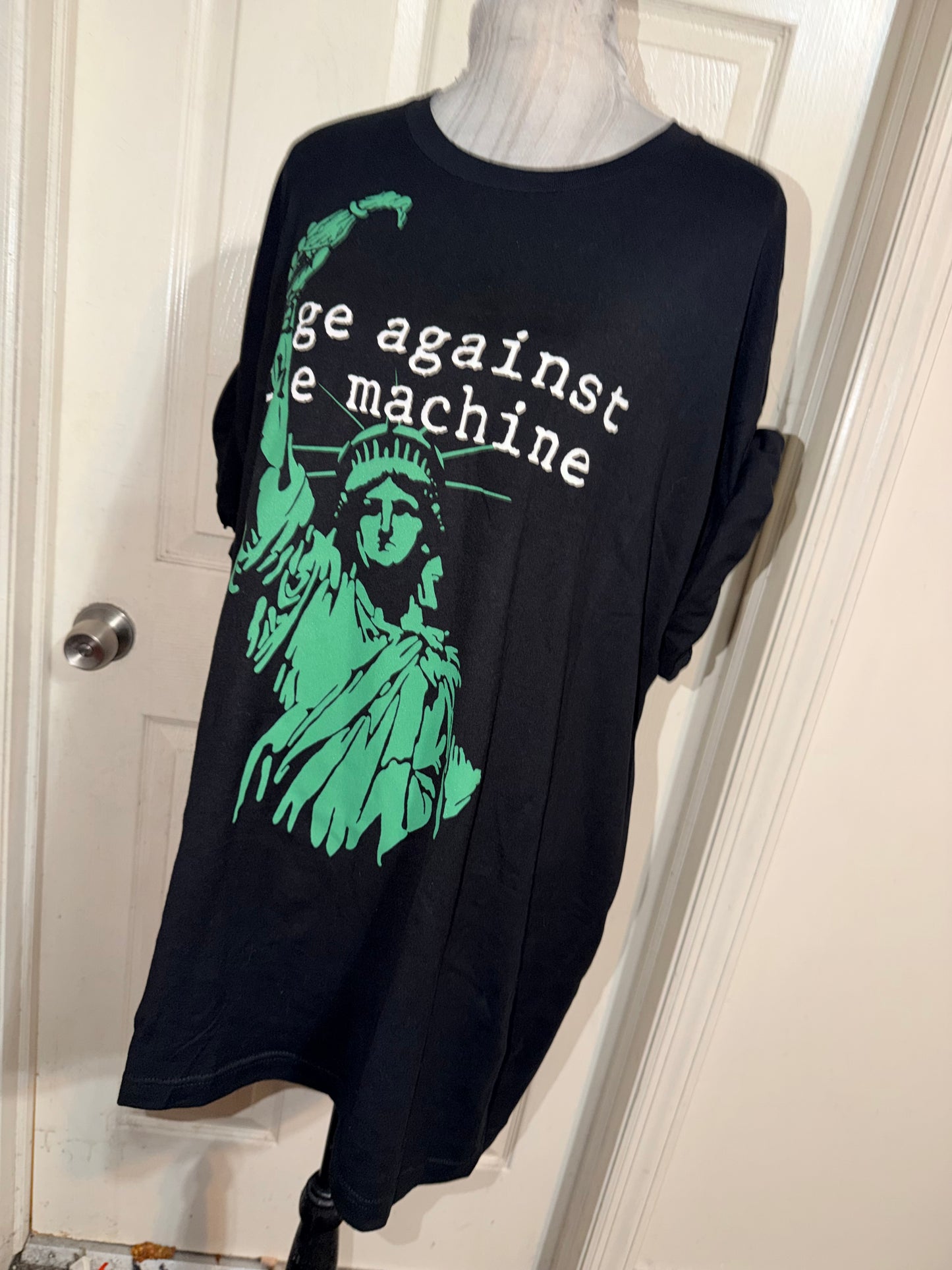 Rage Against the Machine Oversized Distressed Tee