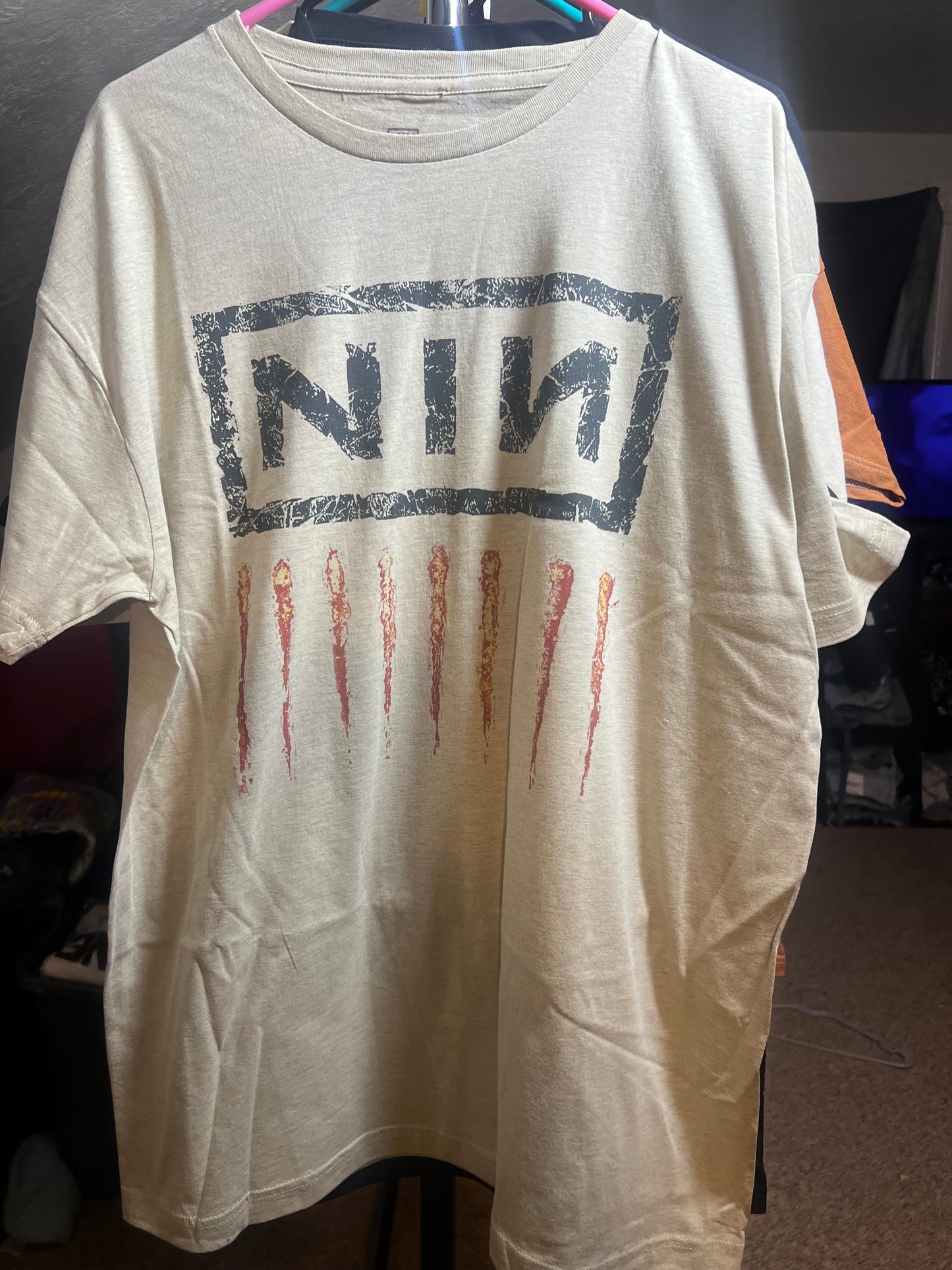 Nine Inch Nails Oversized Distressed Tee