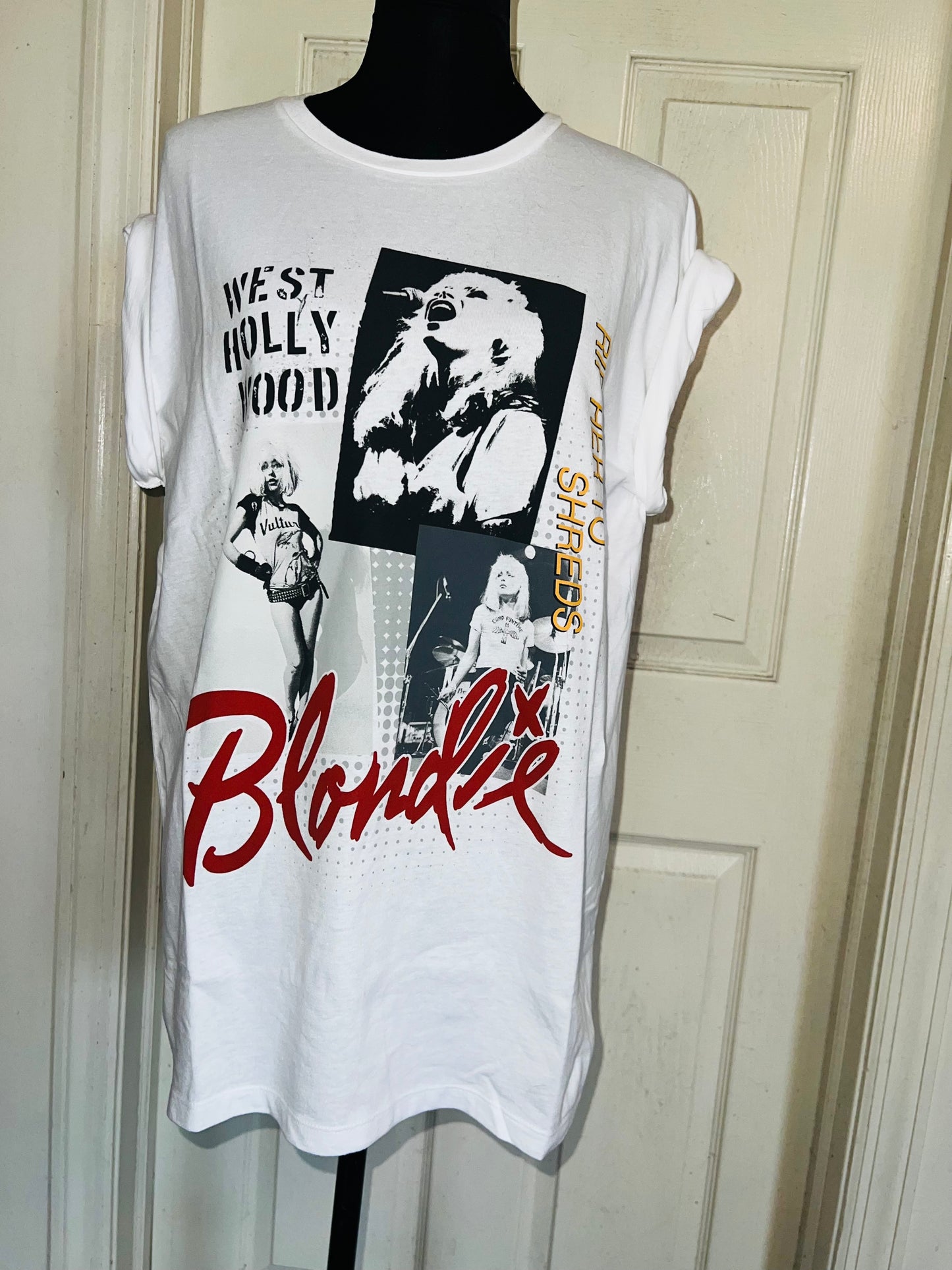 Blondie Oversized Distressed Tee