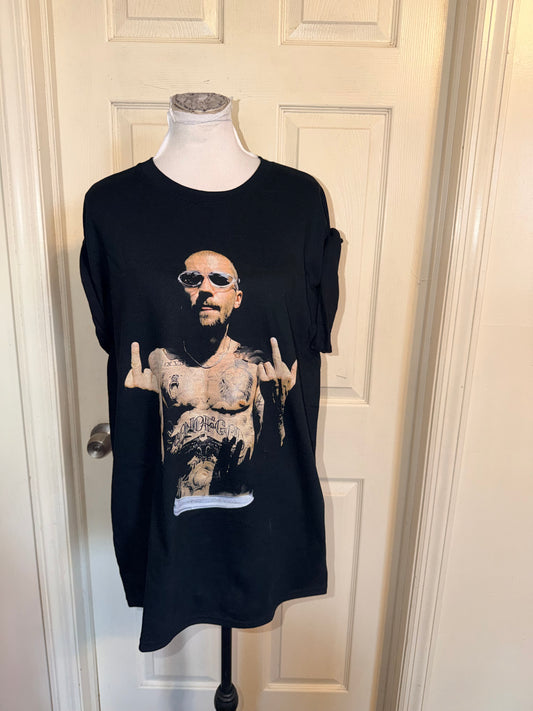 Justin Bieber Oversized Distressed Tee
