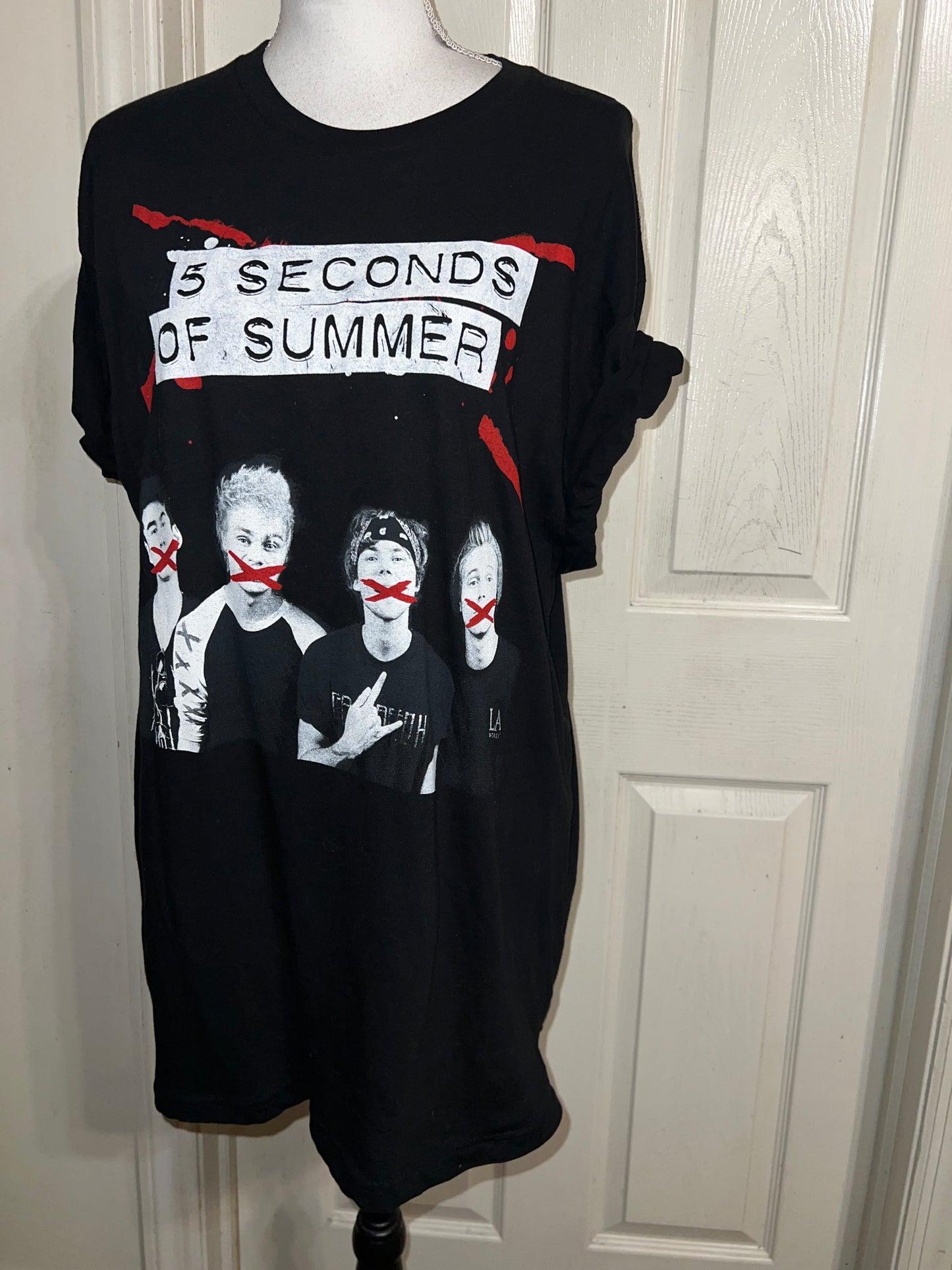 5 Seconds of Summer Distressed Tee