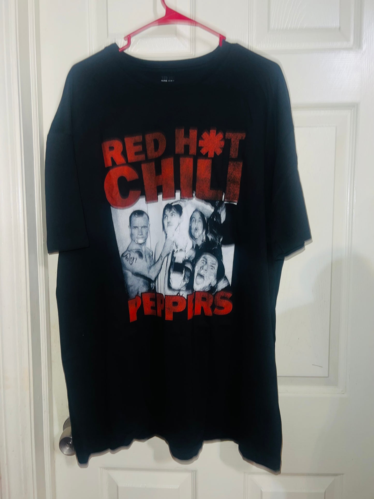 Red Hot Chili Peppers Oversized Distressed Tee