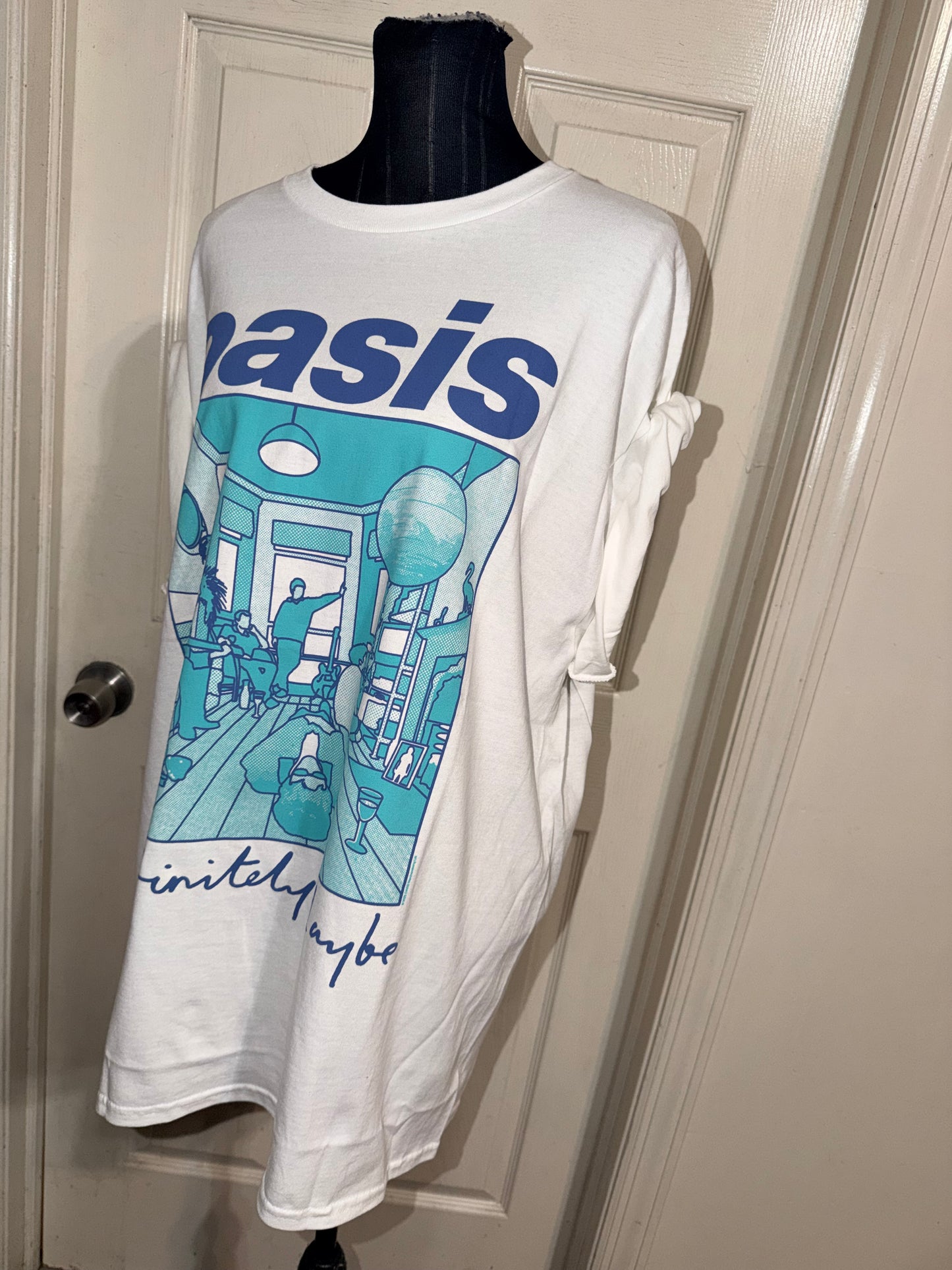 Oasis Oversized Distressed Tee