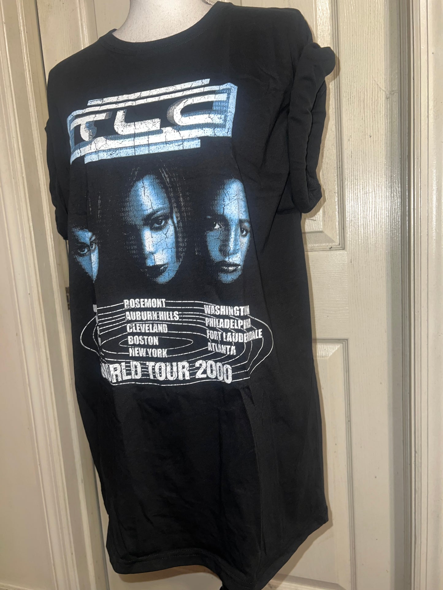 TLC Oversized Distressed Tee