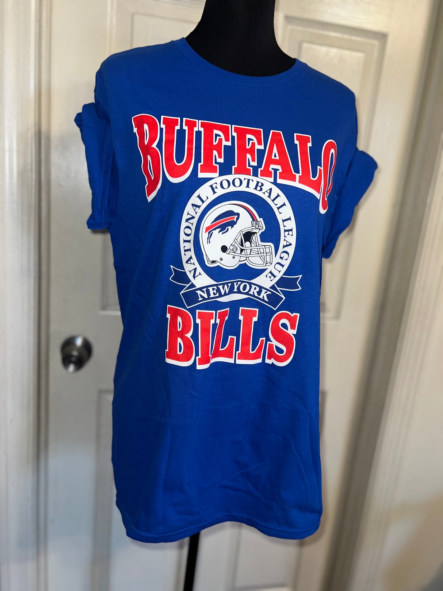 Buffalo Bills Oversized Distressed Tee