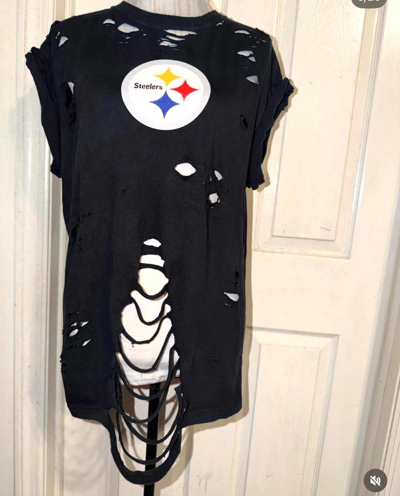 Pittsburgh Steelers Vintage Distressed Tee