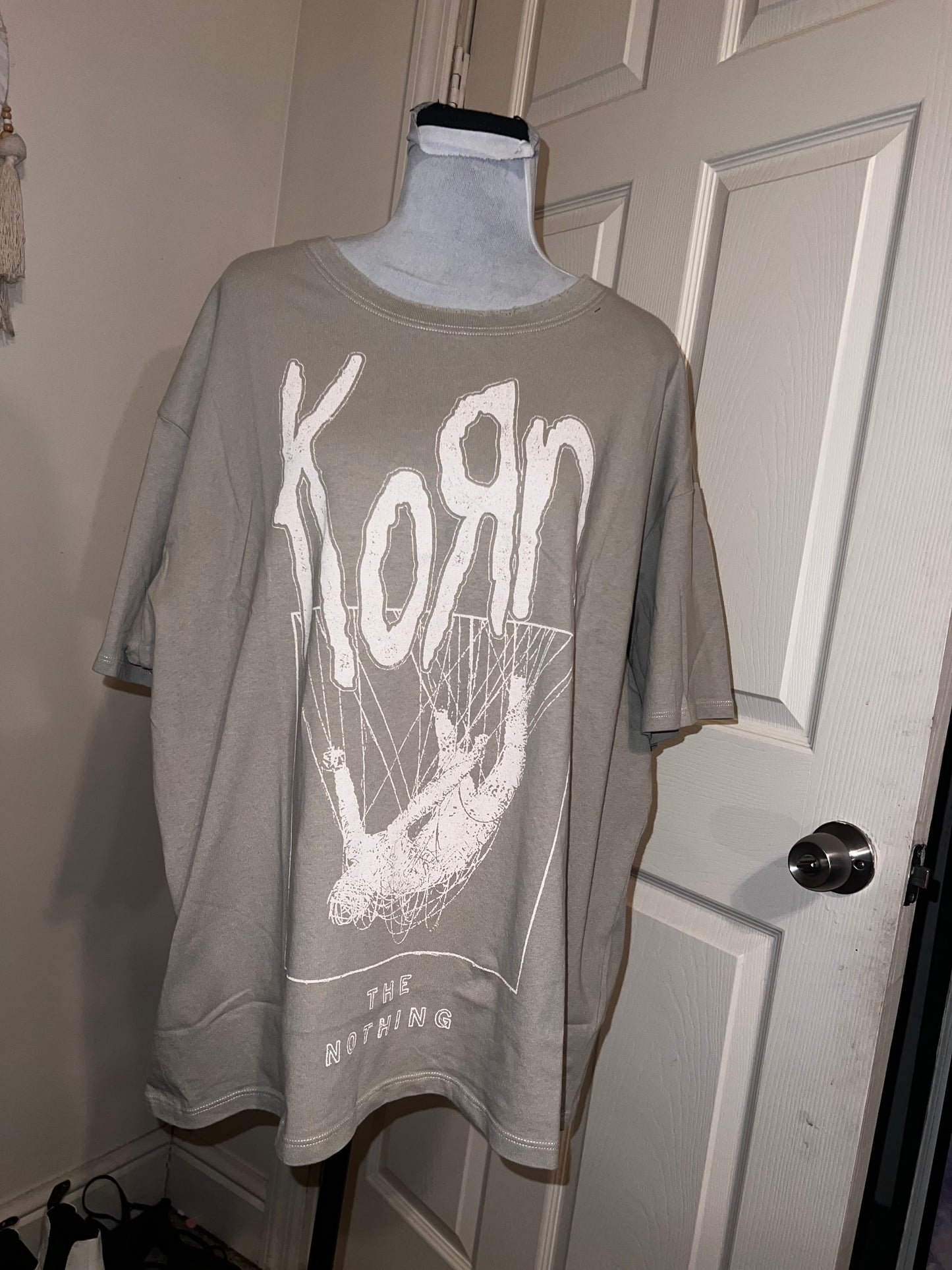 Korn Oversized Distressed Tee