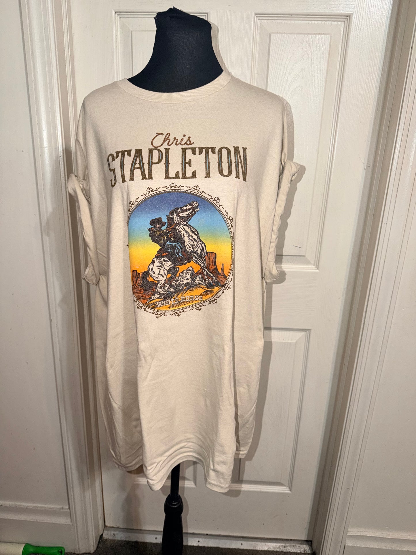 Chris Stapleton Oversized Distressed Tee