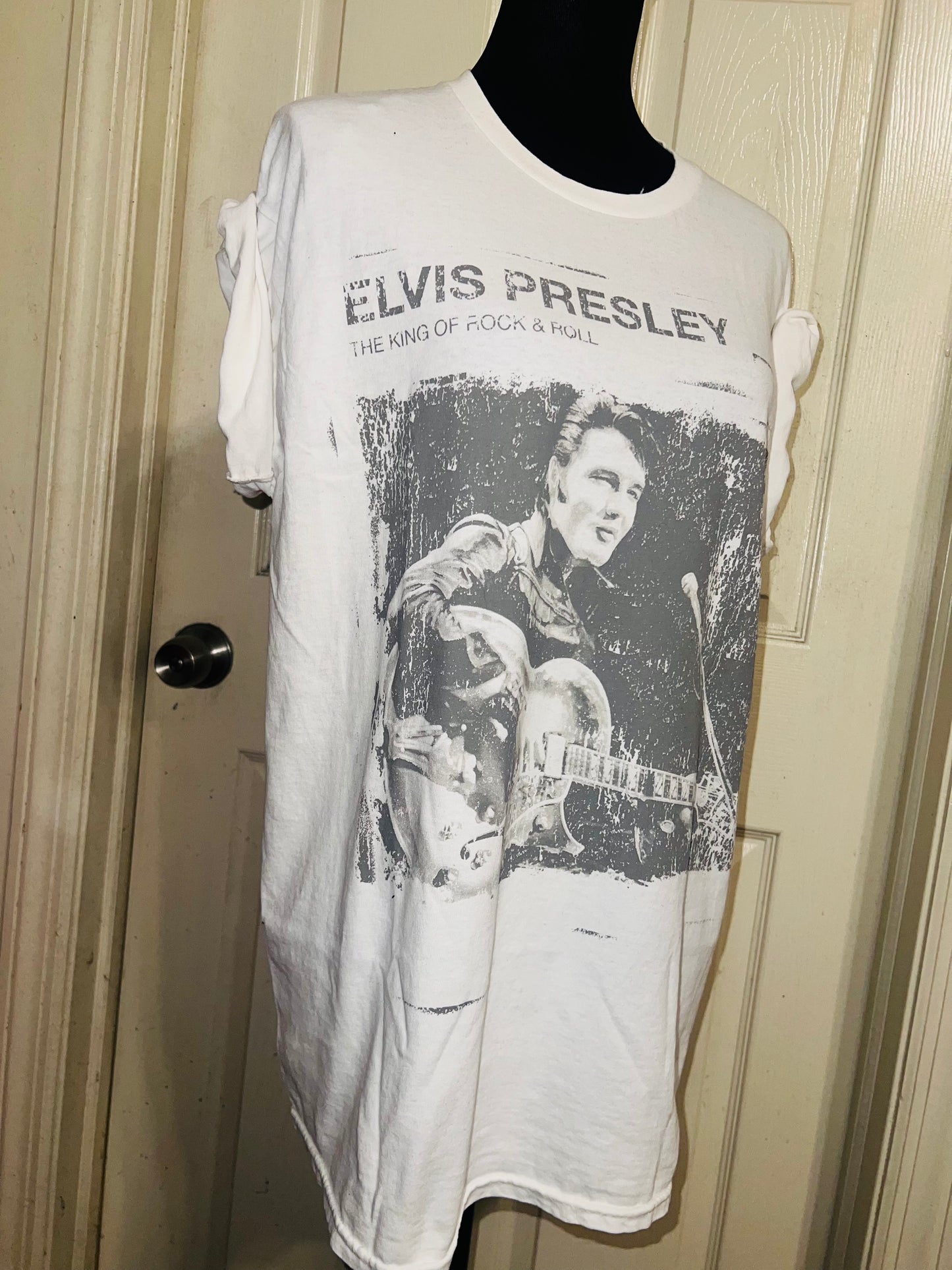 Elvis Oversized Distressed Tee