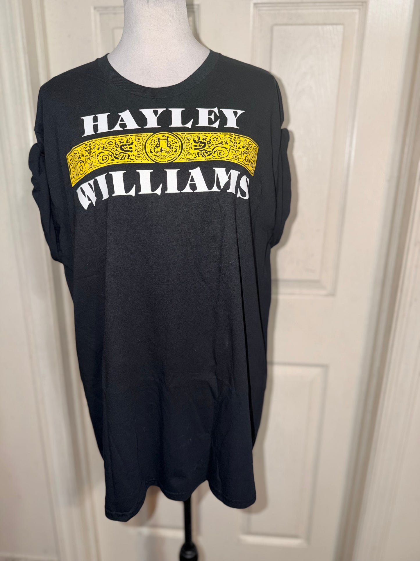 Hayley Williams Double Sided Oversized Distressed Tee