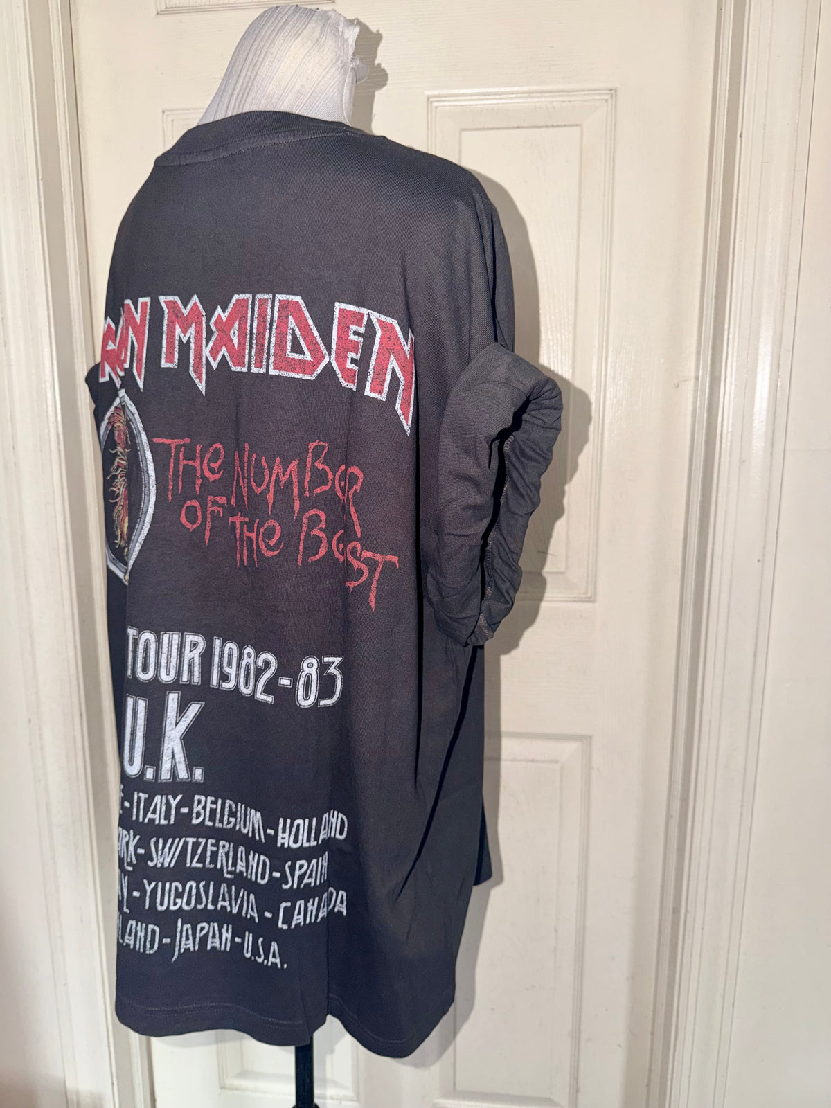 Iron Maiden Double Sided Oversized Tee