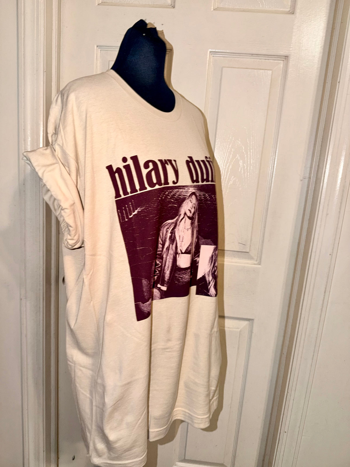 Hilary Duff Double Sided Oversized Tee