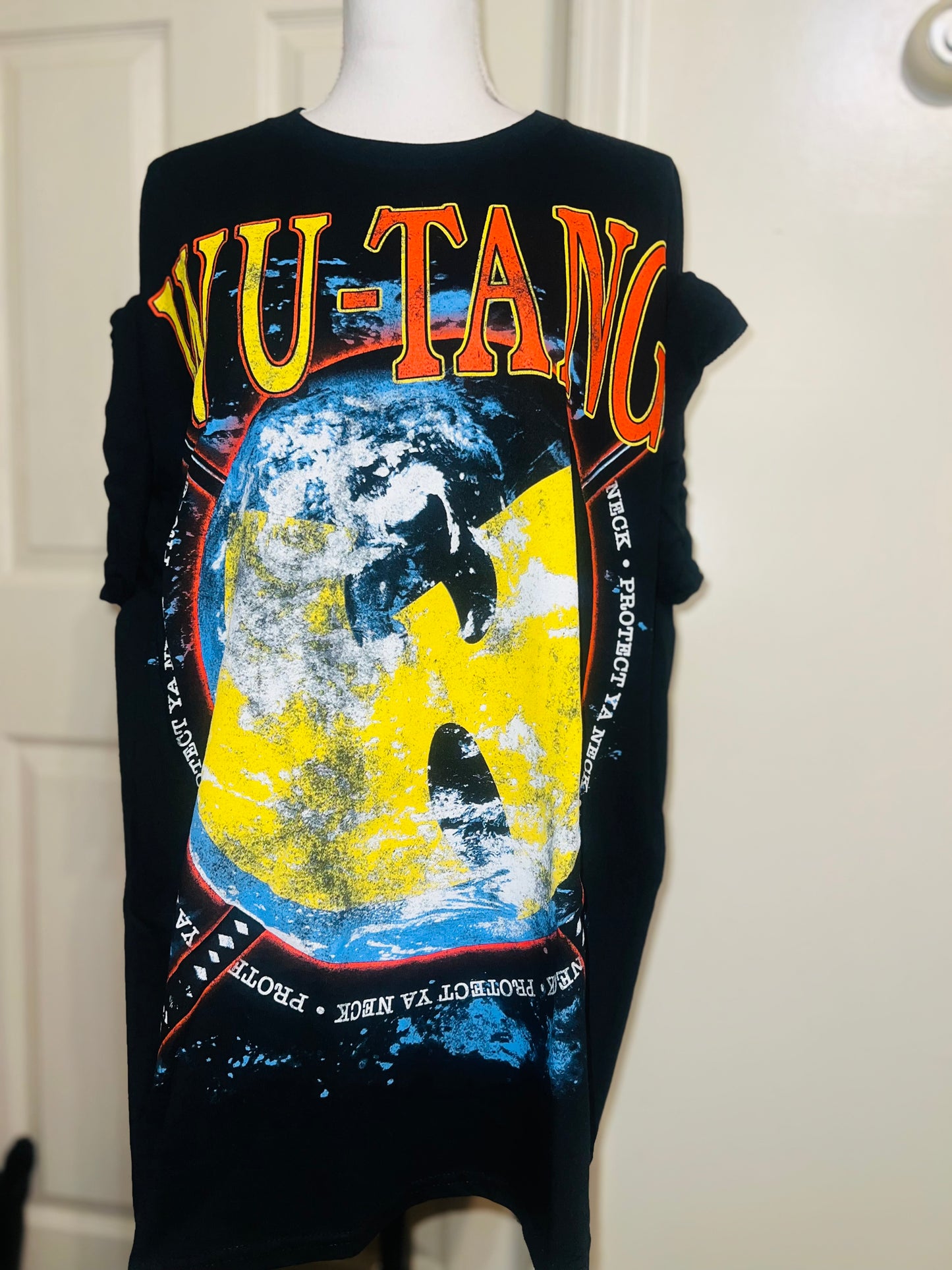 Wu-Tang Clan Oversized Distressed Tee