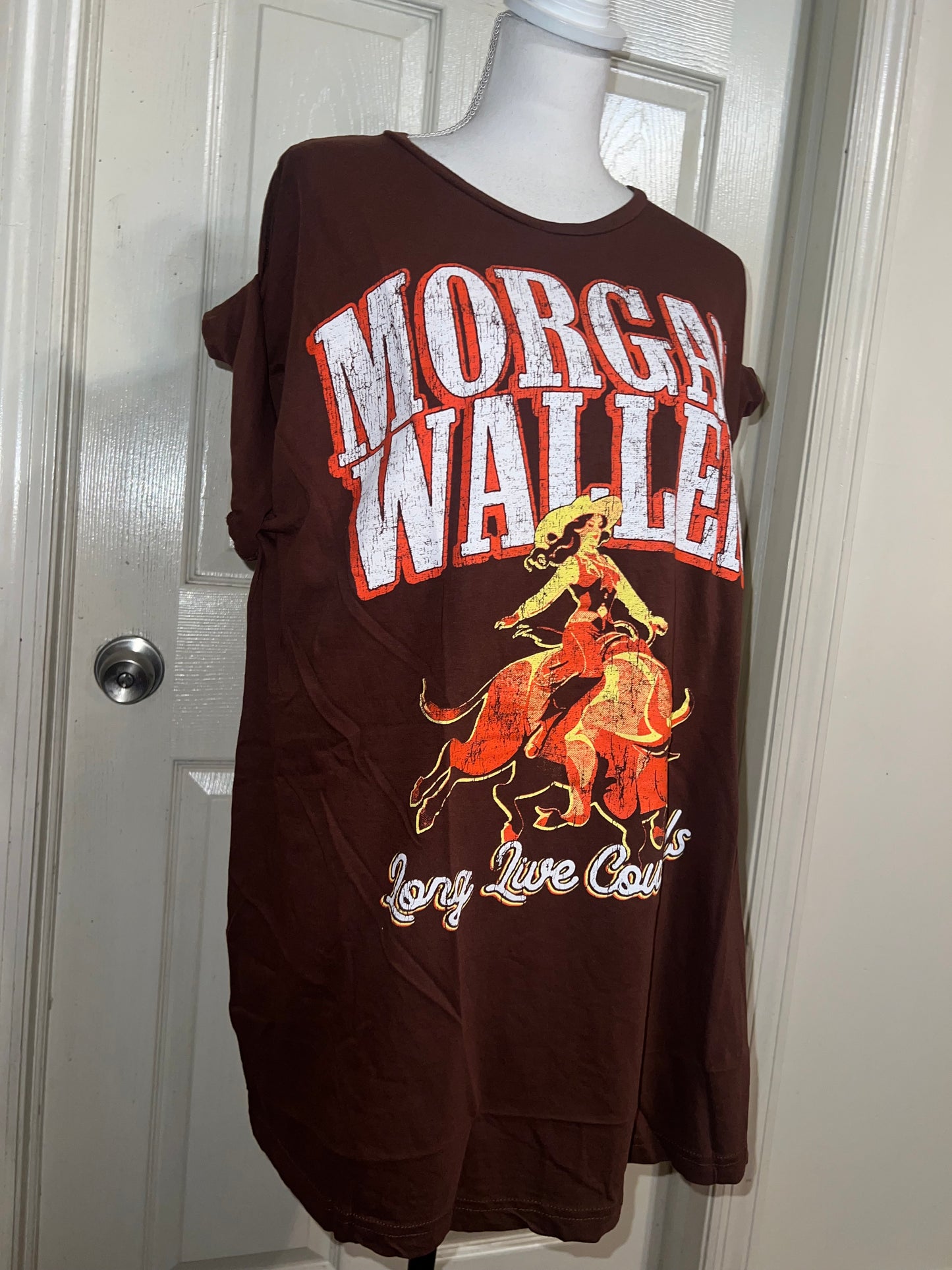 Morgan Wallen Oversized Distressed Tee