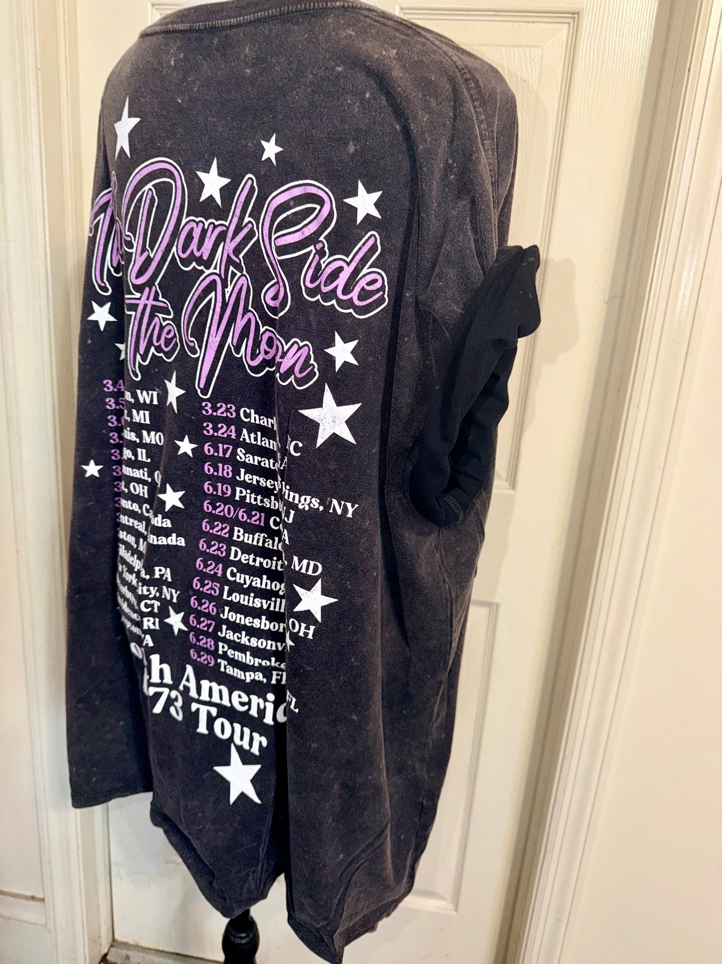 Pink Floyd Double Sided Oversized Distressed Tee