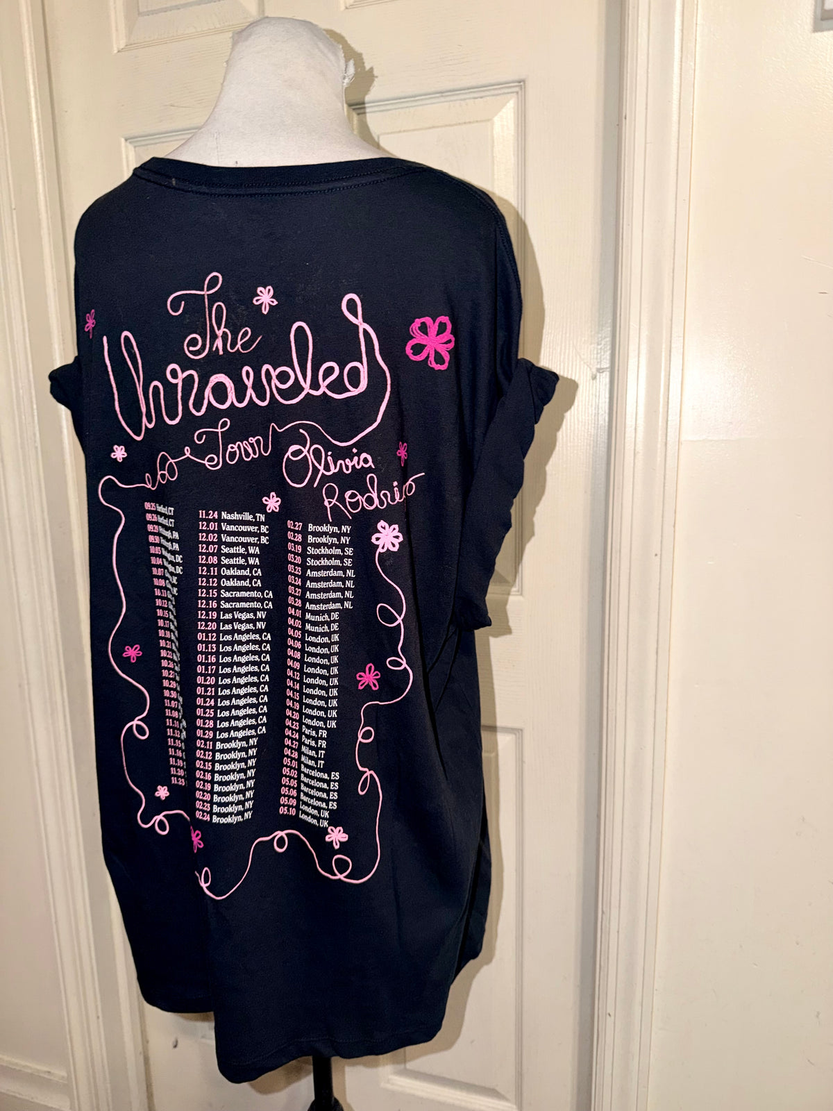Olivia Rodrigo Double Sided Oversized Tee