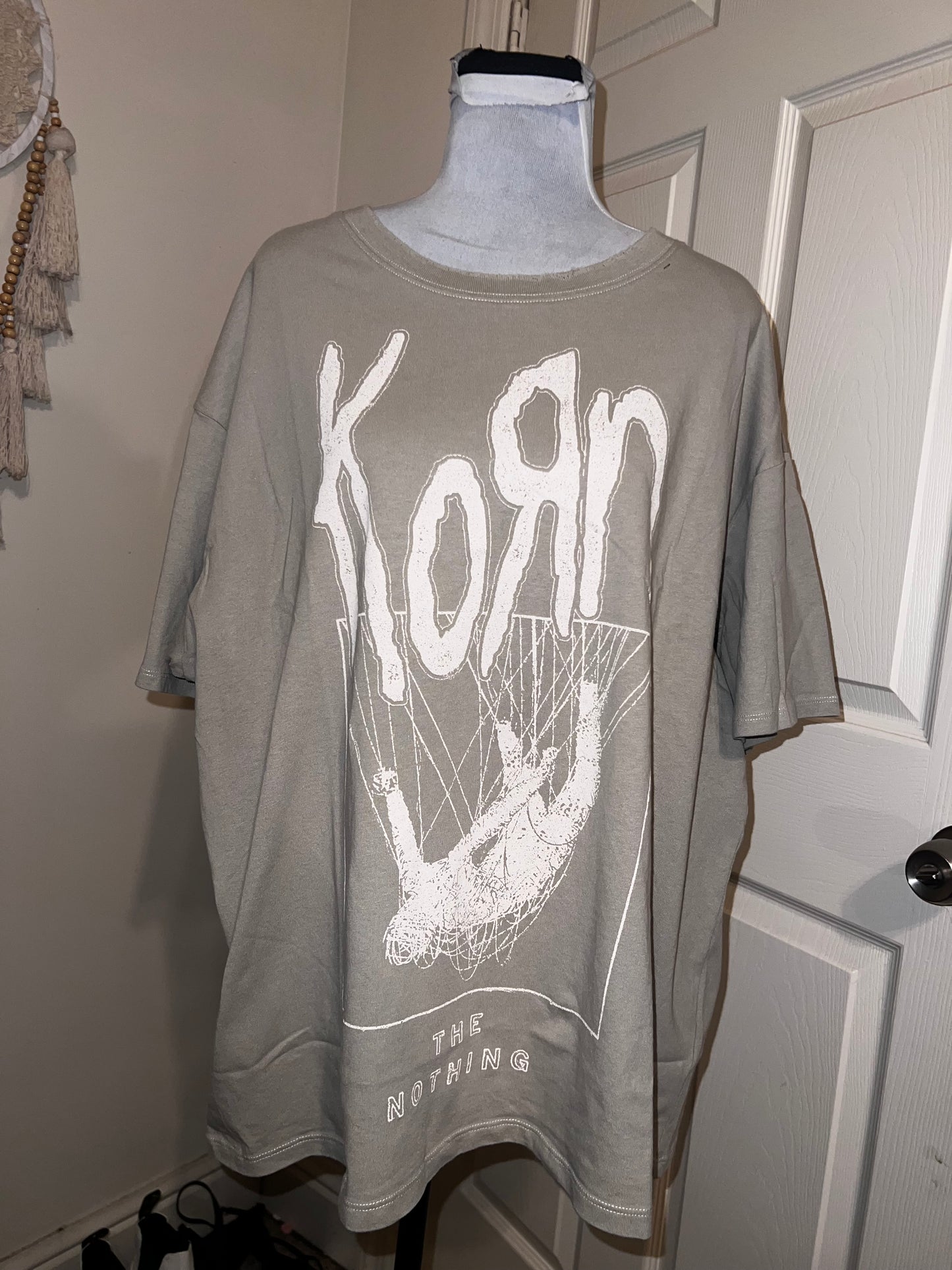 Korn Oversized Distressed Tee