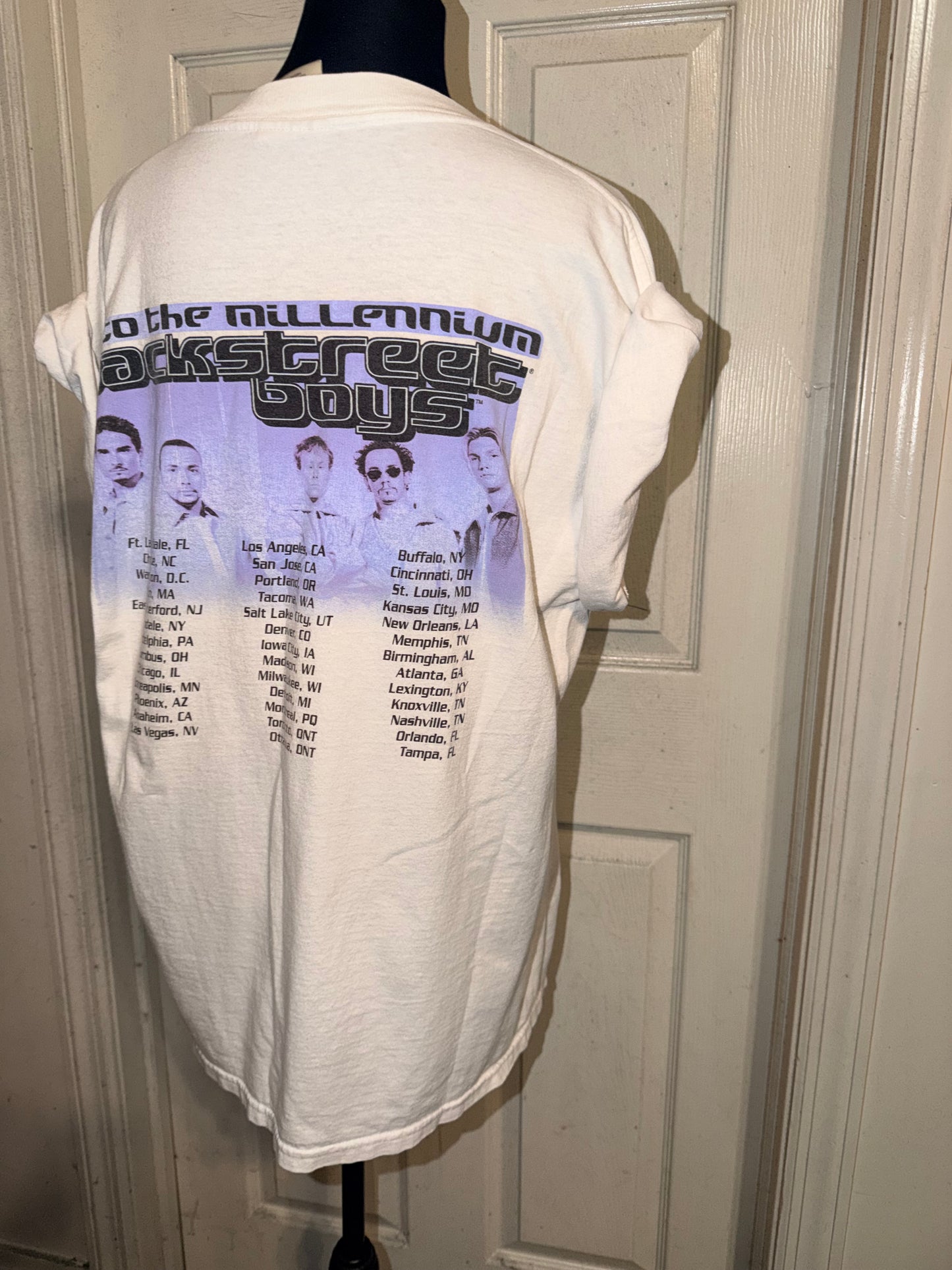 Backstreet Boys Vintage Double Sided Distressed Tee