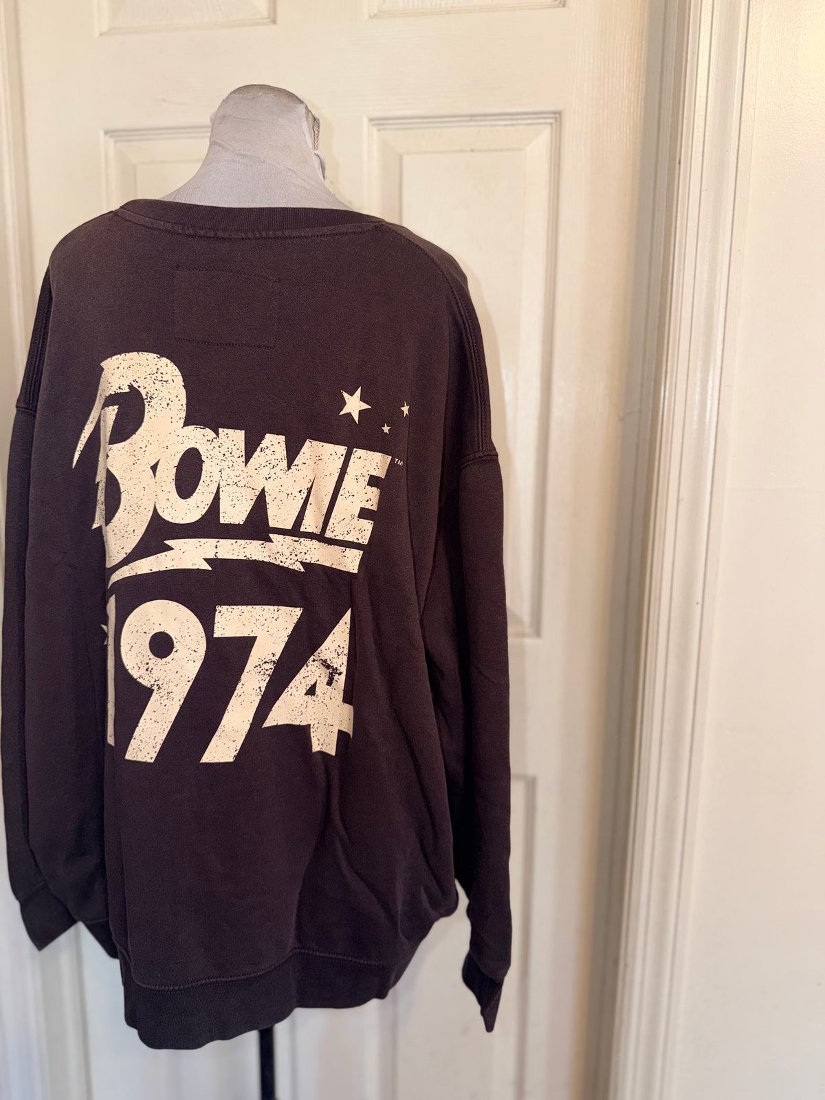 David Bowie Double Sided Oversized Sweatshirt