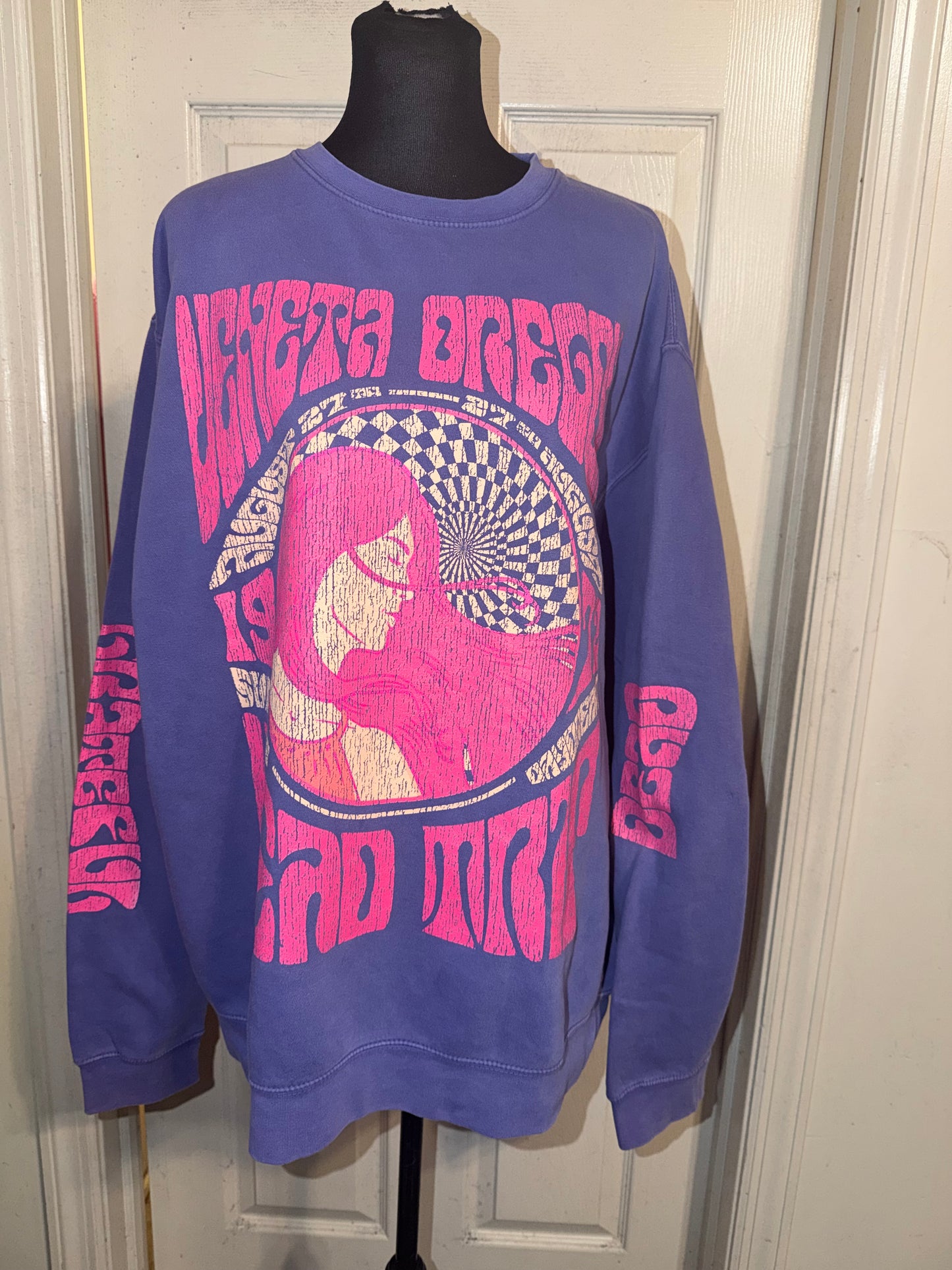 Grateful Dead Oversized Distressed Sweatshirt