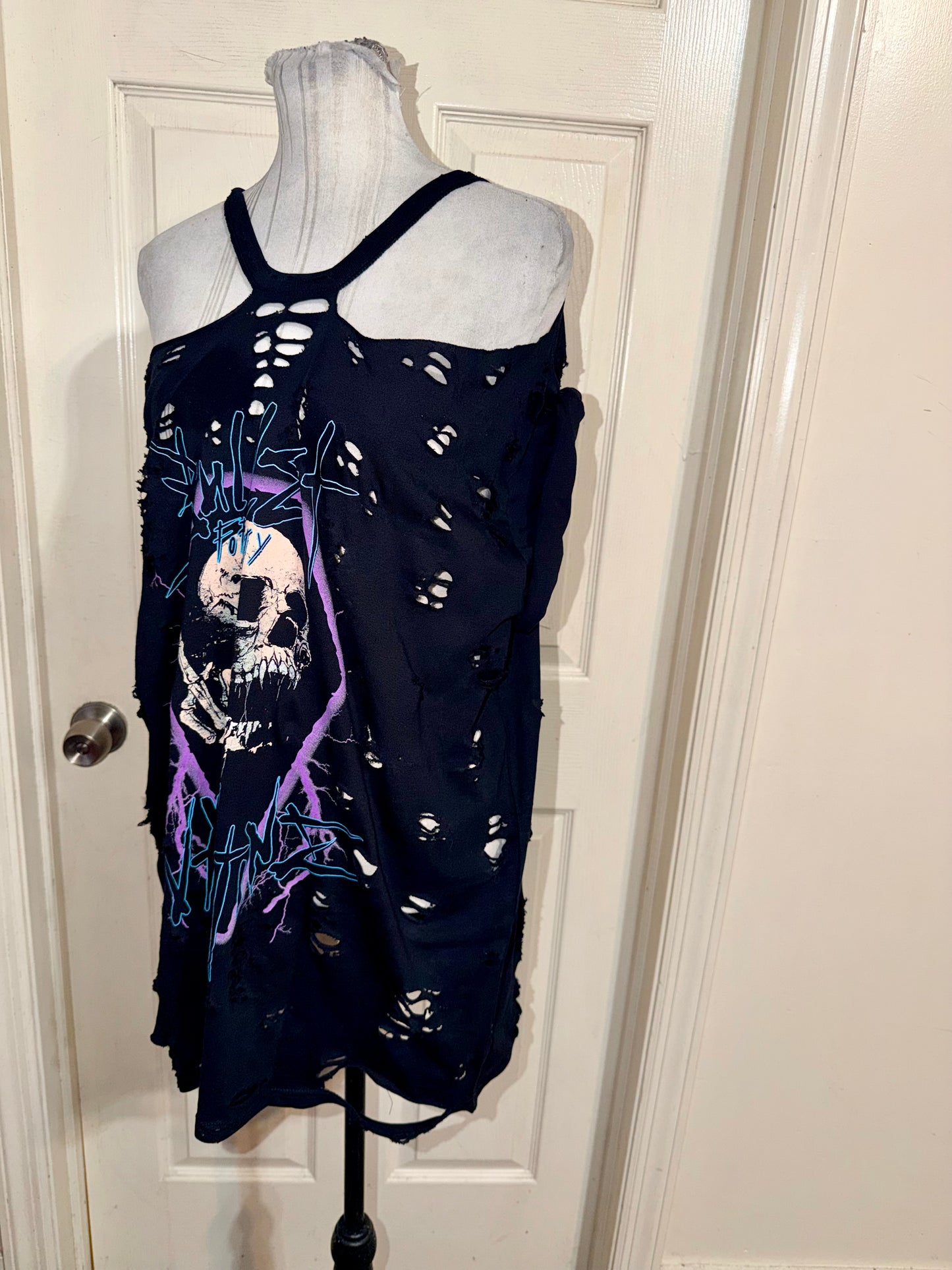 Bullet for my Valentine Oversized Distressed Tee