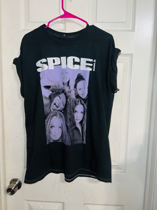 The Spice Girls Oversized Distressed Tee