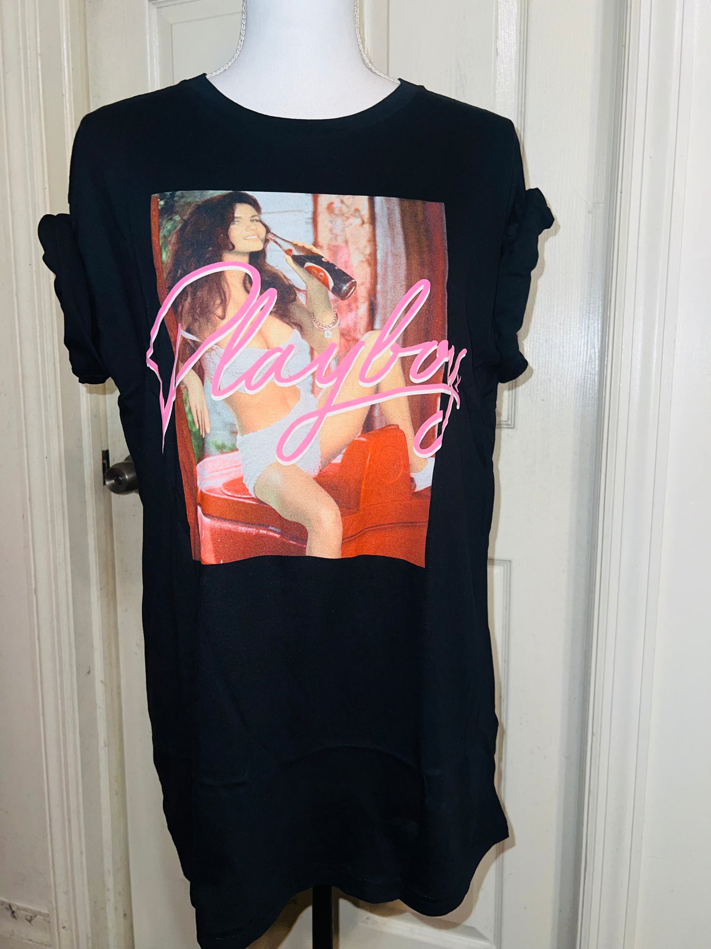 Playboy 1993 Cover Oversized Distressed Tee