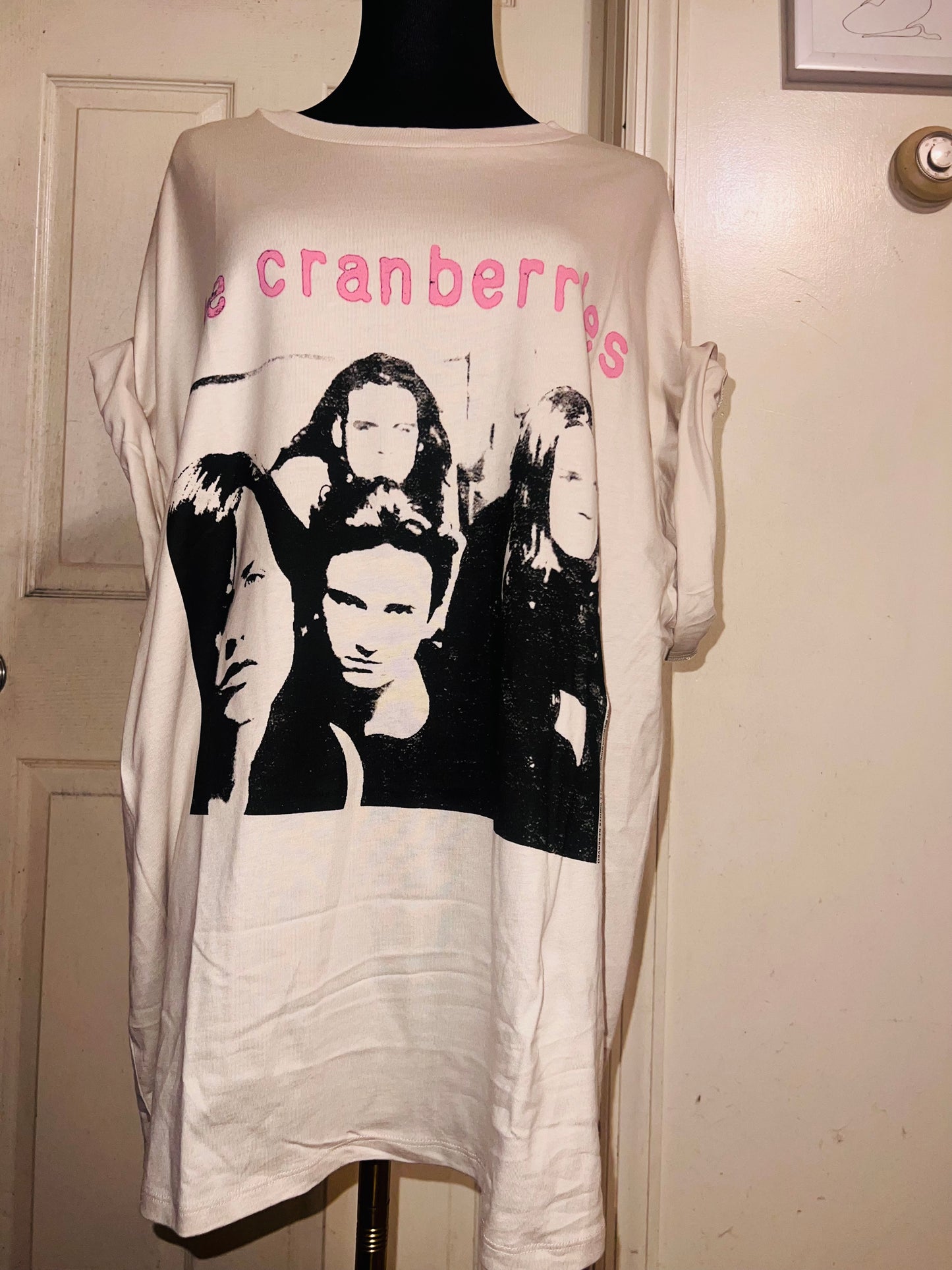 The Cranberries Oversized Distressed Tee